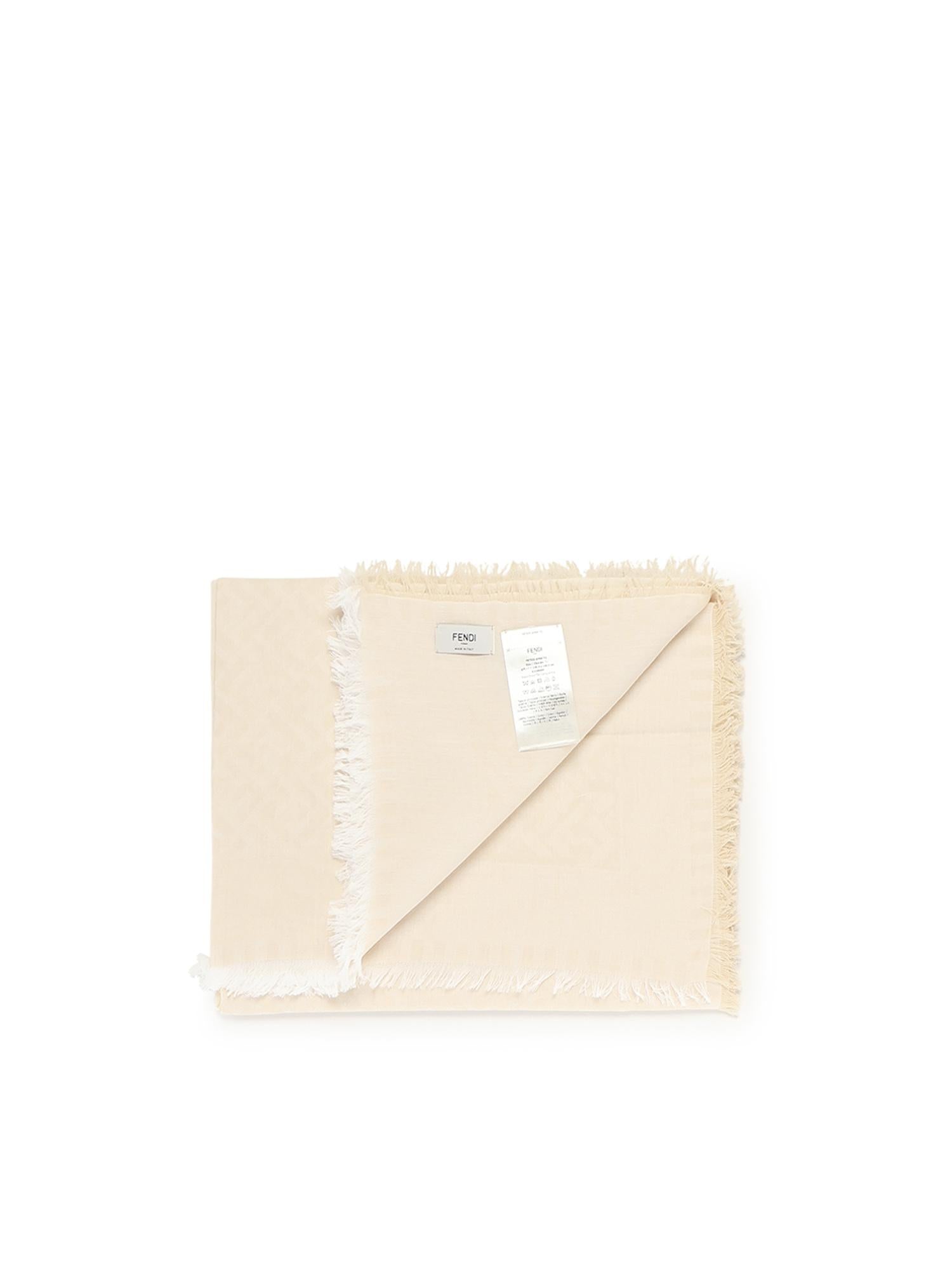 Scialle in cotone FF jacquard FXT333 AV9KF1DY0 FENDI