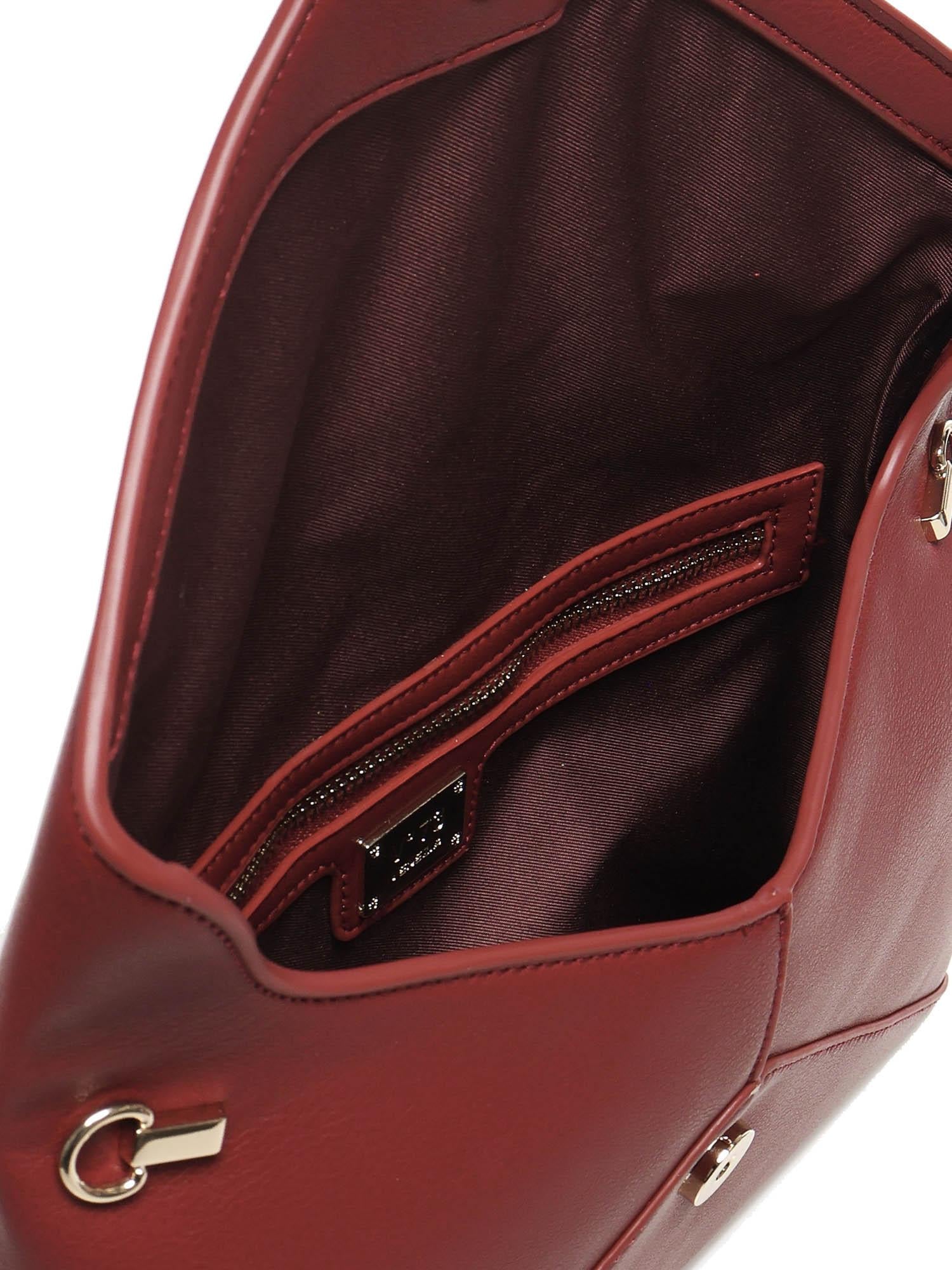 Pochette Demi con logo 73BS9EQ01 DEMIROSSO SCURO V° 73