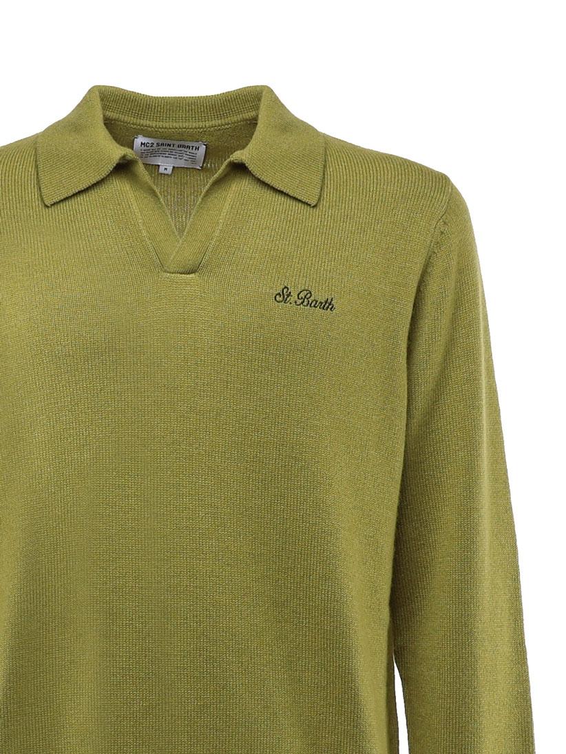 Maglia polo a maniche lunghe COV0002 00035G MC2 SAINT BARTH