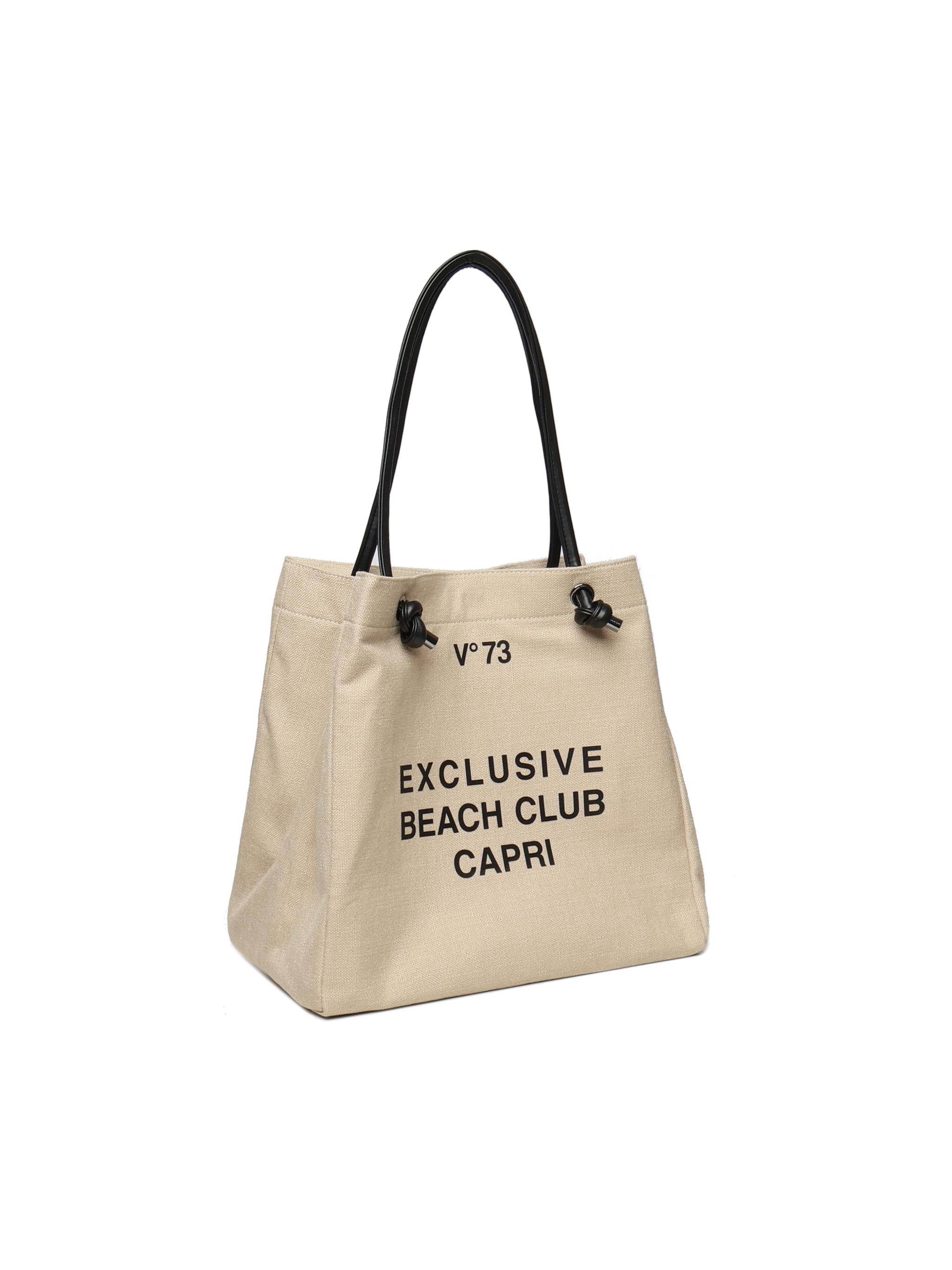 Borsa shooping Beach Club 73BS92701 BEACH CLUBNATURALE/NERO V° 73