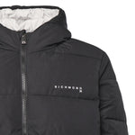 Piumino reversibile con cappuccio e logo UMA25151PI BLACK RICHMOND X