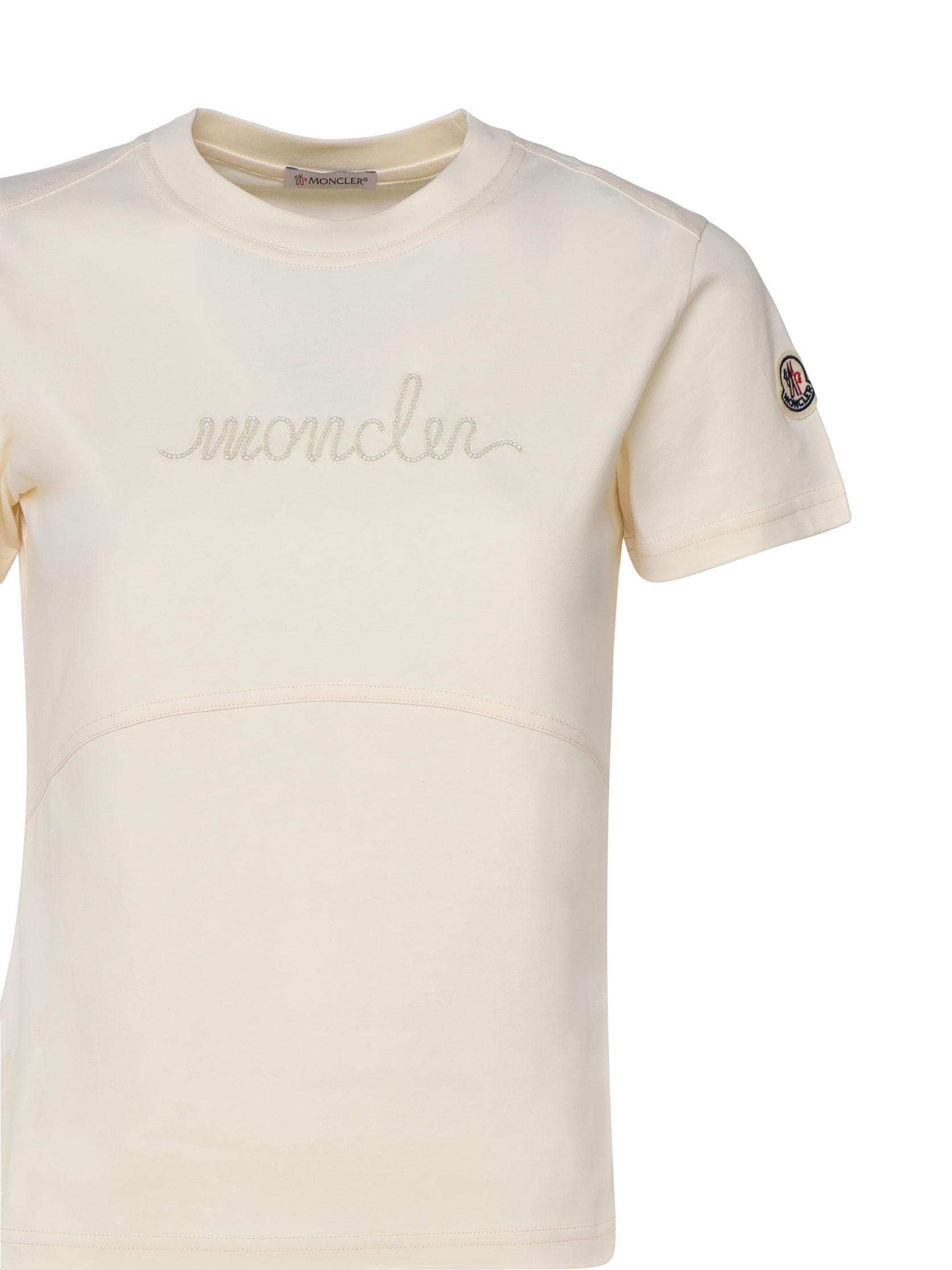 T-shirt in cotone J20938C00015 89AIJ034 MONCLER