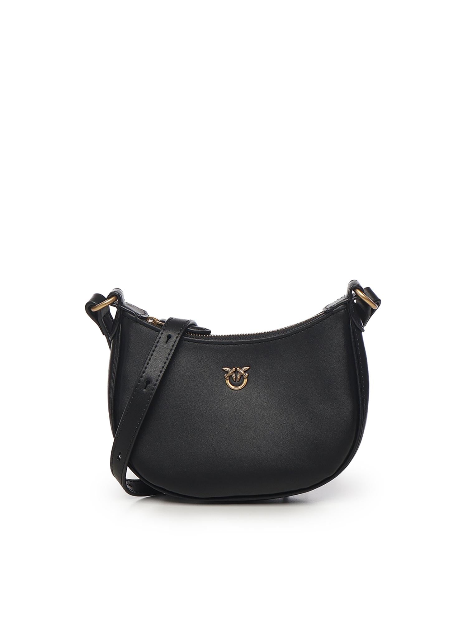 Baby borsa a spalla Half Moon in pelle 103538 A0F1Z99Q PINKO