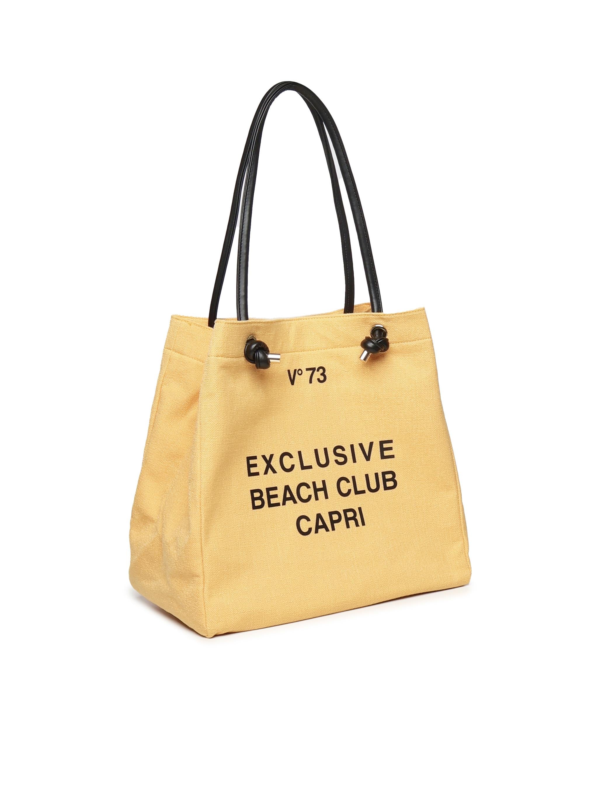 Borsa shooping Beach Club 73BS92701 BEACH CLUBGIALLO/NERO V° 73