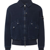Bomber in velluto a costine con logo K2S154100123 S0J10V0021 STONE ISLAND