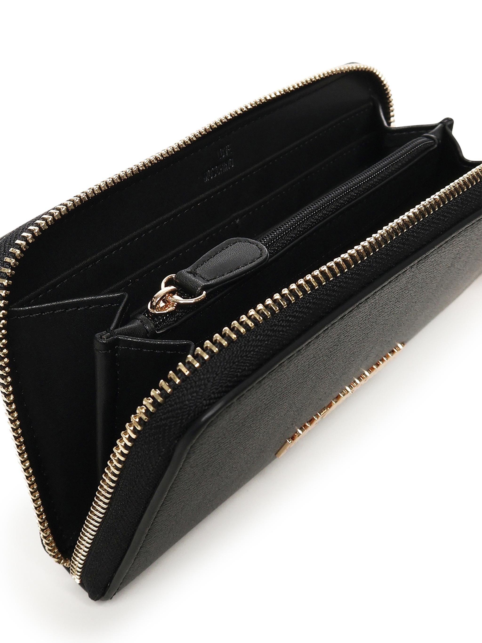 Portafoglio zip around JC5700PP1MLD0 000 LOVE MOSCHINO