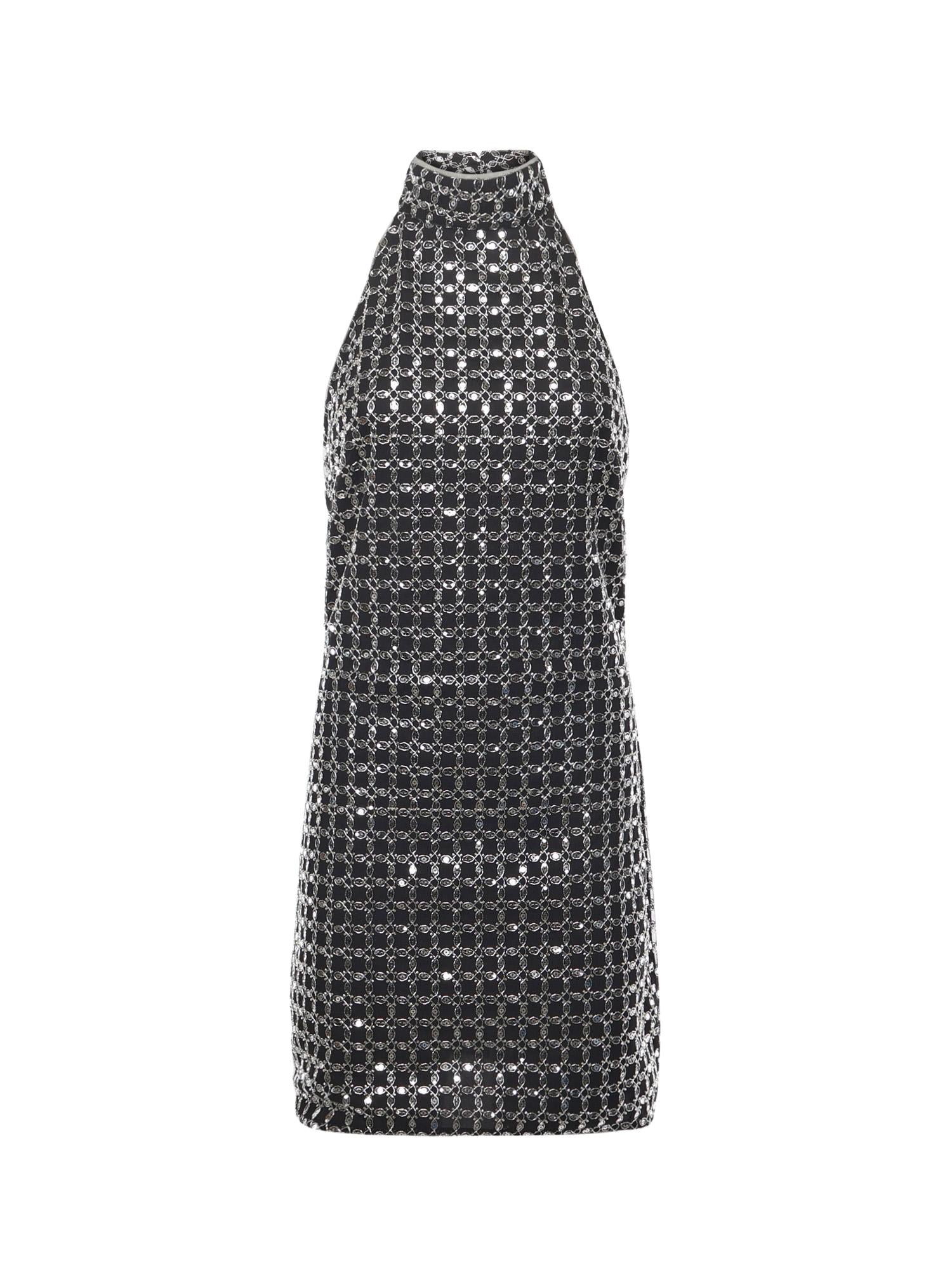 Miniabito con scollo all'americana e decorazioni 115452 100 ROTATE