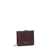 Portafoglio con logo in pelle BIPP9FF215 PRUGNA BIASIA