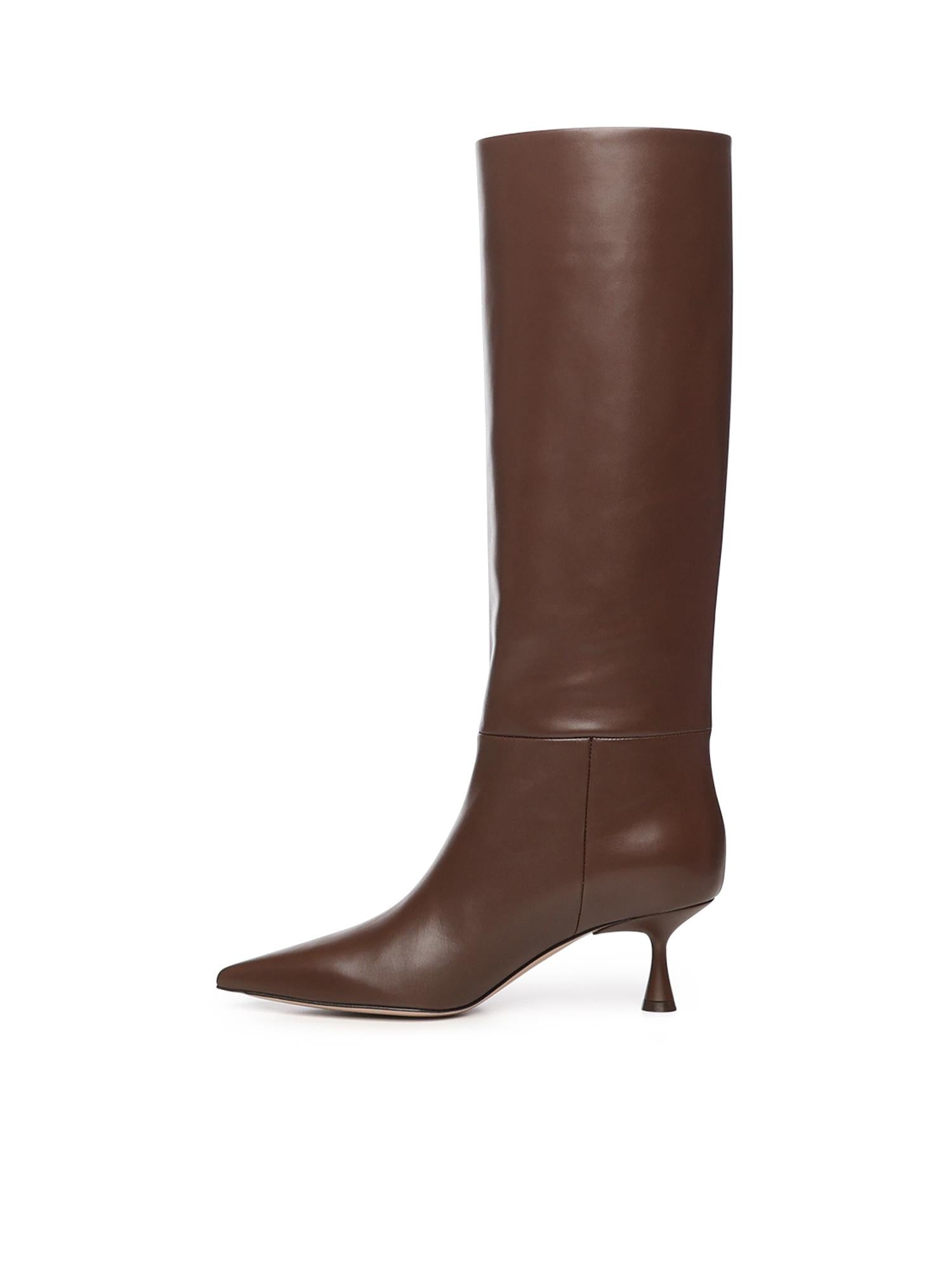 Stivali Joyce in pelle G80183 55LACVGIBROW GIANVITO ROSSI