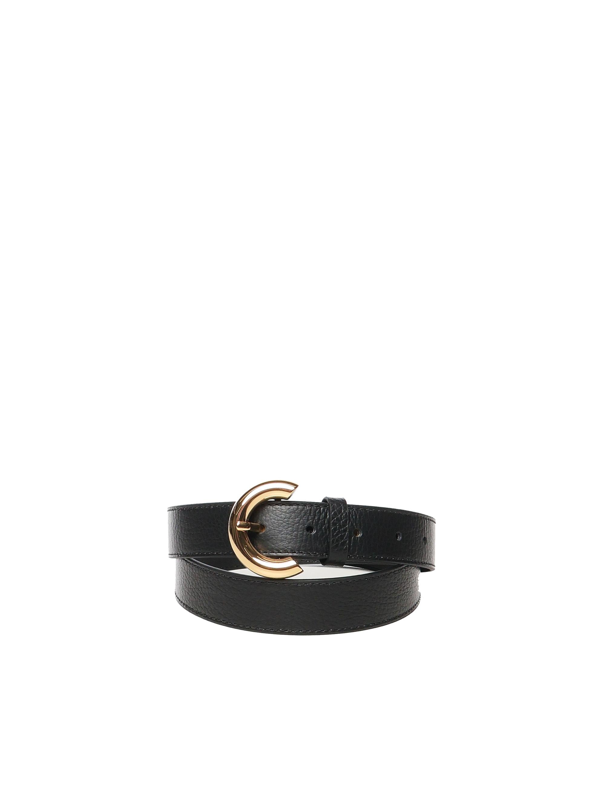 Cintura in pelle con grana E3S4A110601 001 COCCINELLE