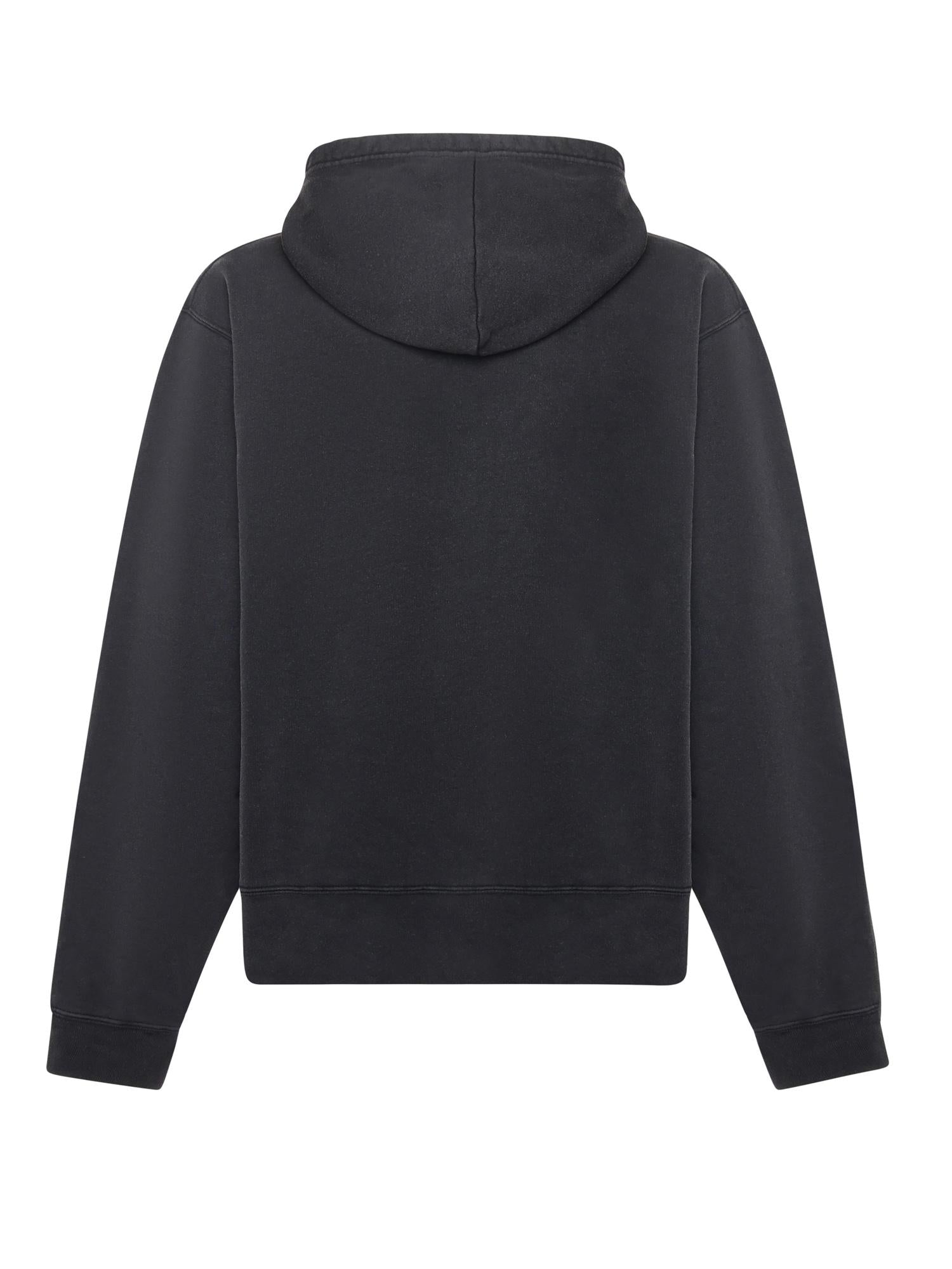 Hoodie con zip Standard in pile dry 850338 TTVC81041 BALENCIAGA