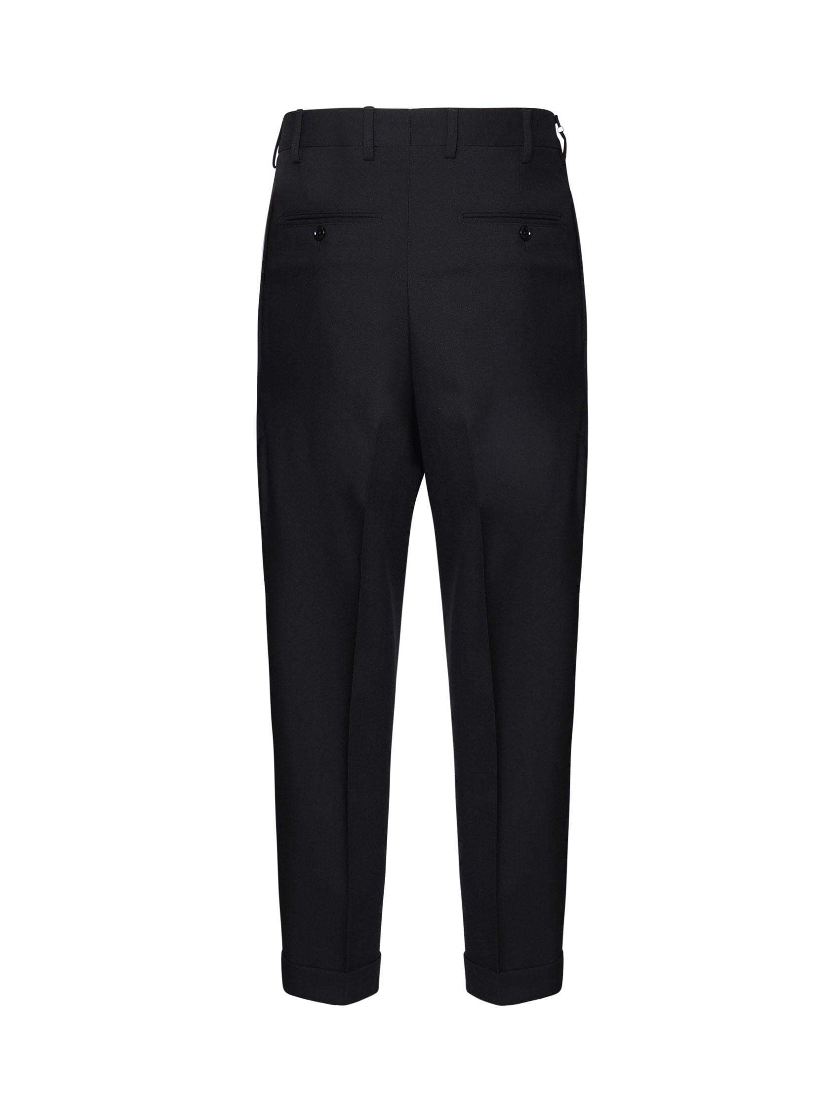 Pantaloni in pura lana vergine ROY WMLNERO BEABLE