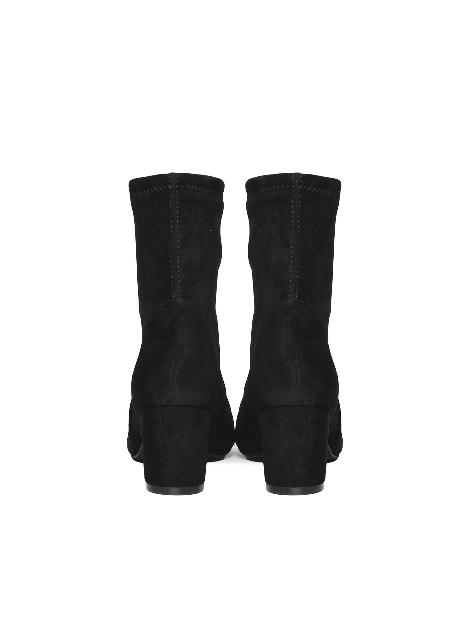 Sock boots Yuliana in suede S6276 BLK STUART WEITZMAN
