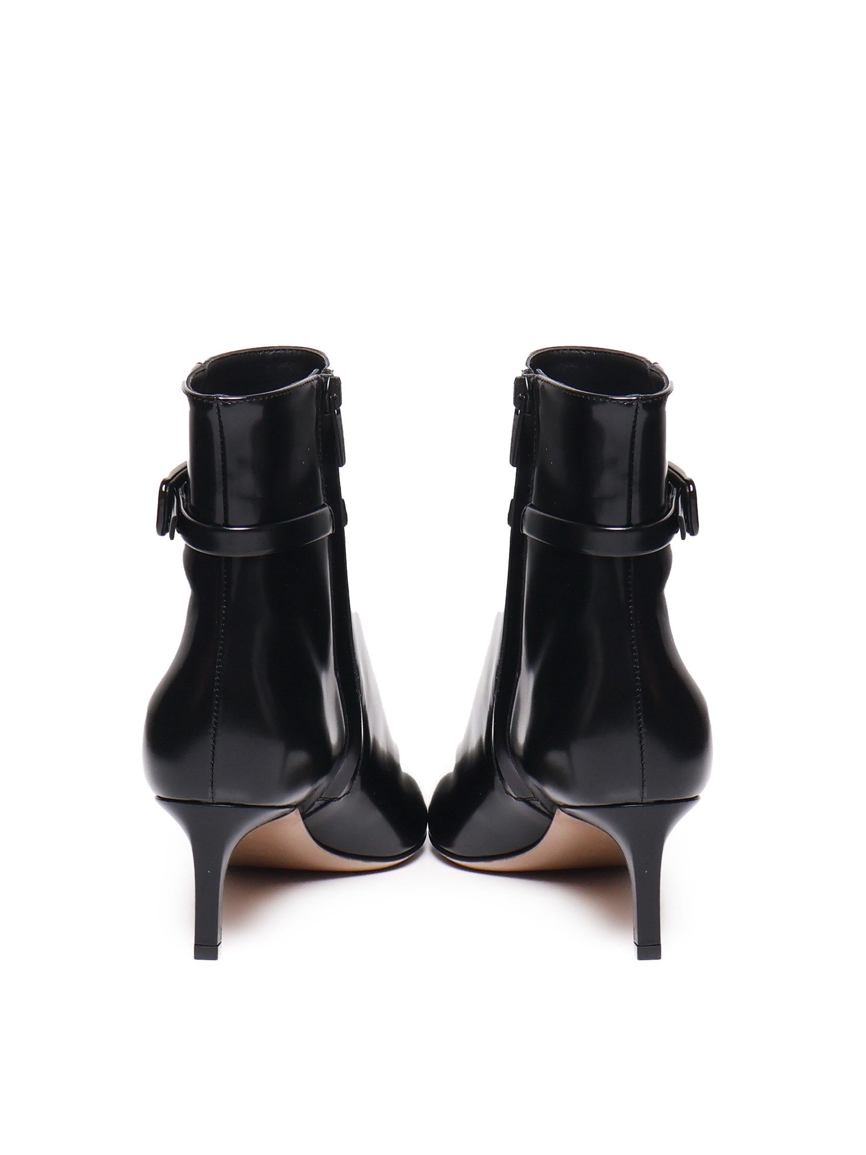 Tronchetto in pelle lucida G73085 55RICTOK GIANVITO ROSSI
