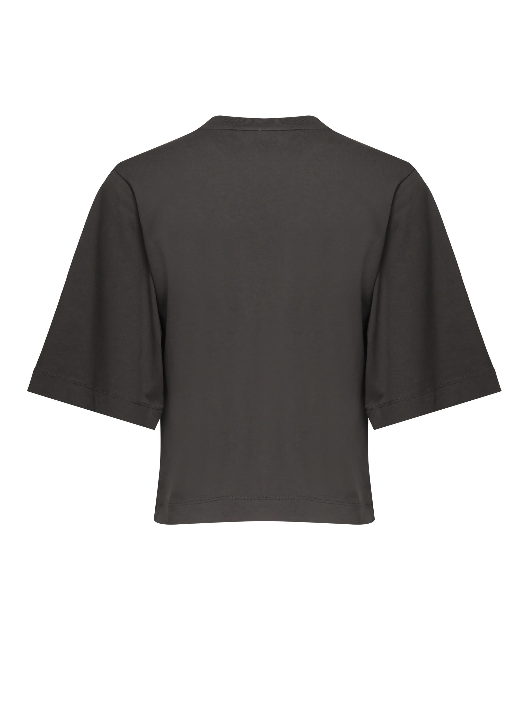T-shirt crop con logo 104604 A2CSI63 PINKO