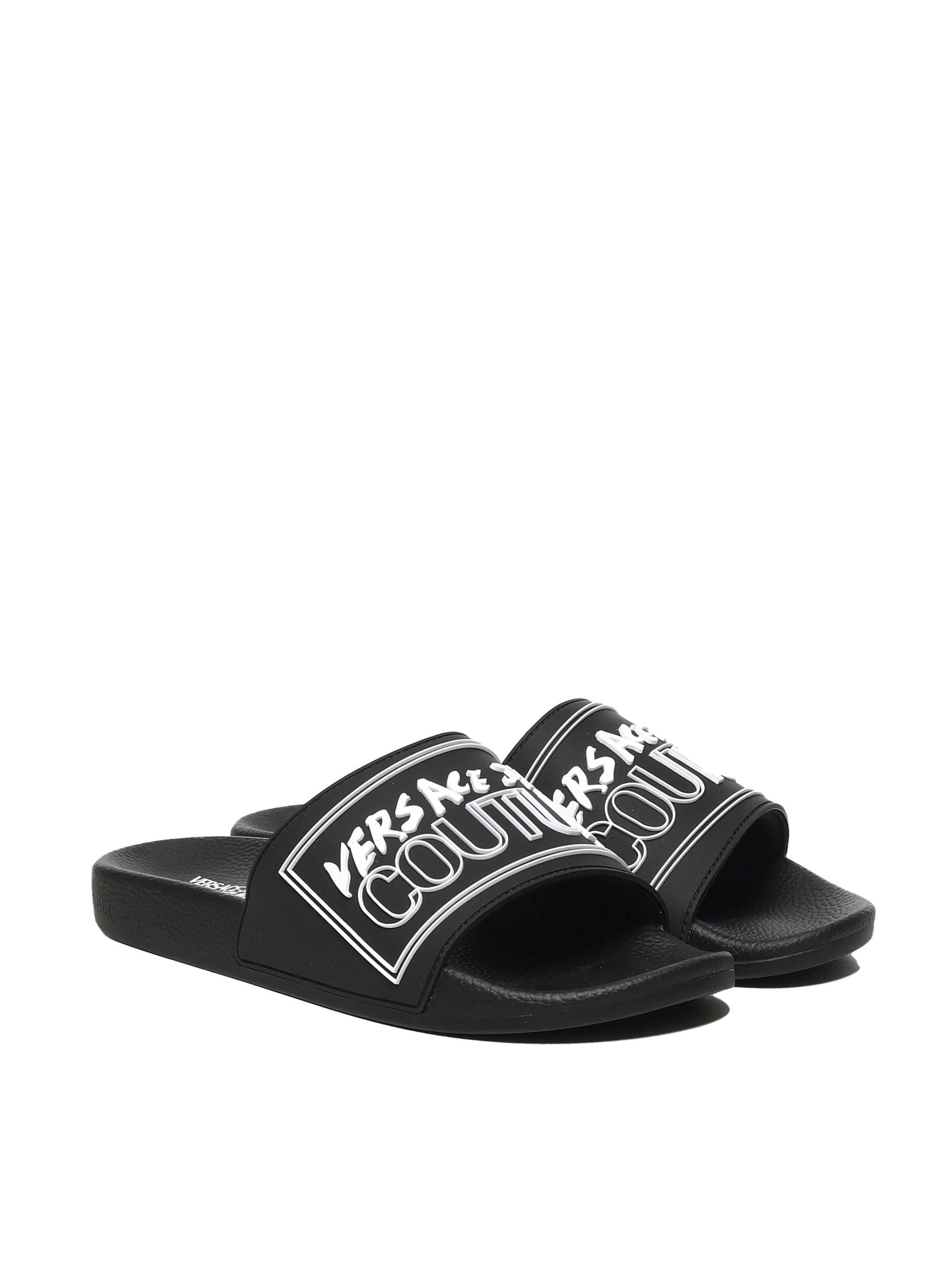 Slides con logo 78YA3SQ3 ZSC22899 VERSACE JEANS COUTURE