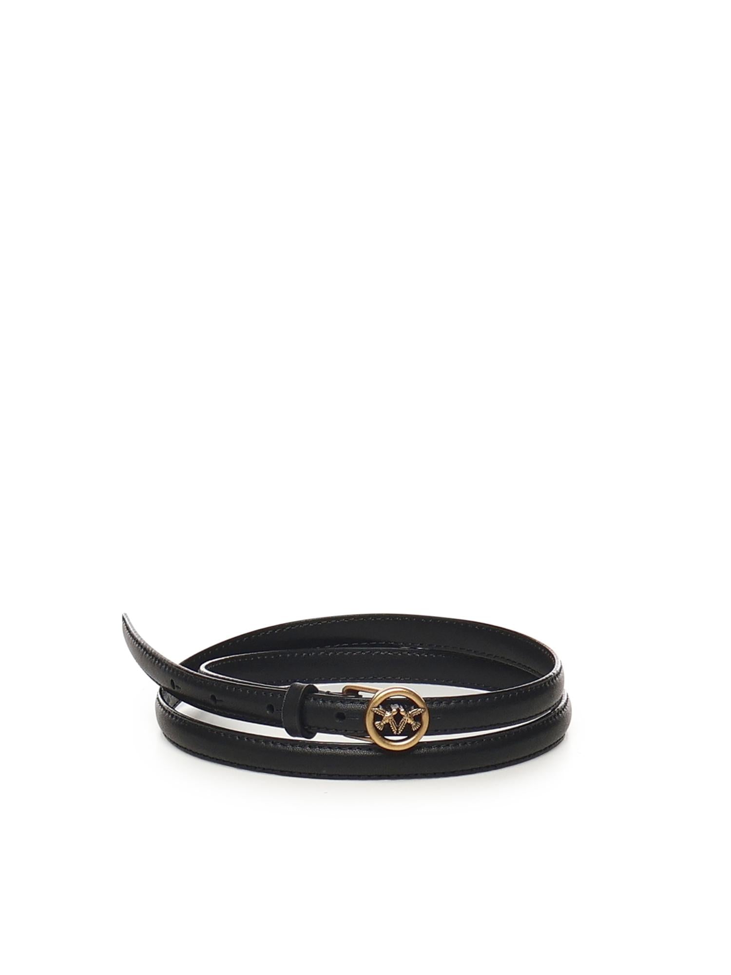 Cintura sottile in pelle<BR/> 105481 A0F1Z99Q PINKO