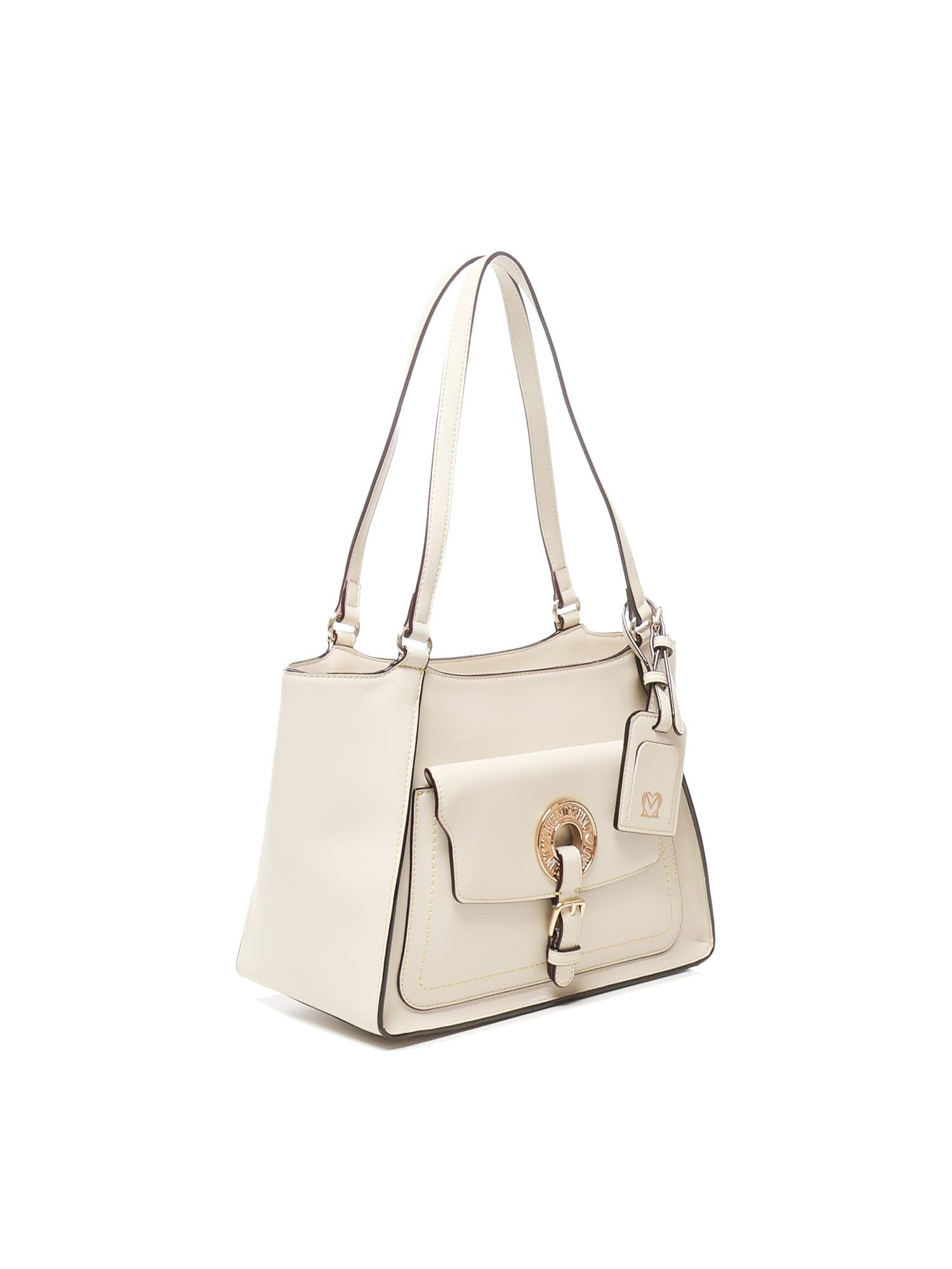 Borsa a mano con logo JC4056PP1LLG0 110 LOVE MOSCHINO