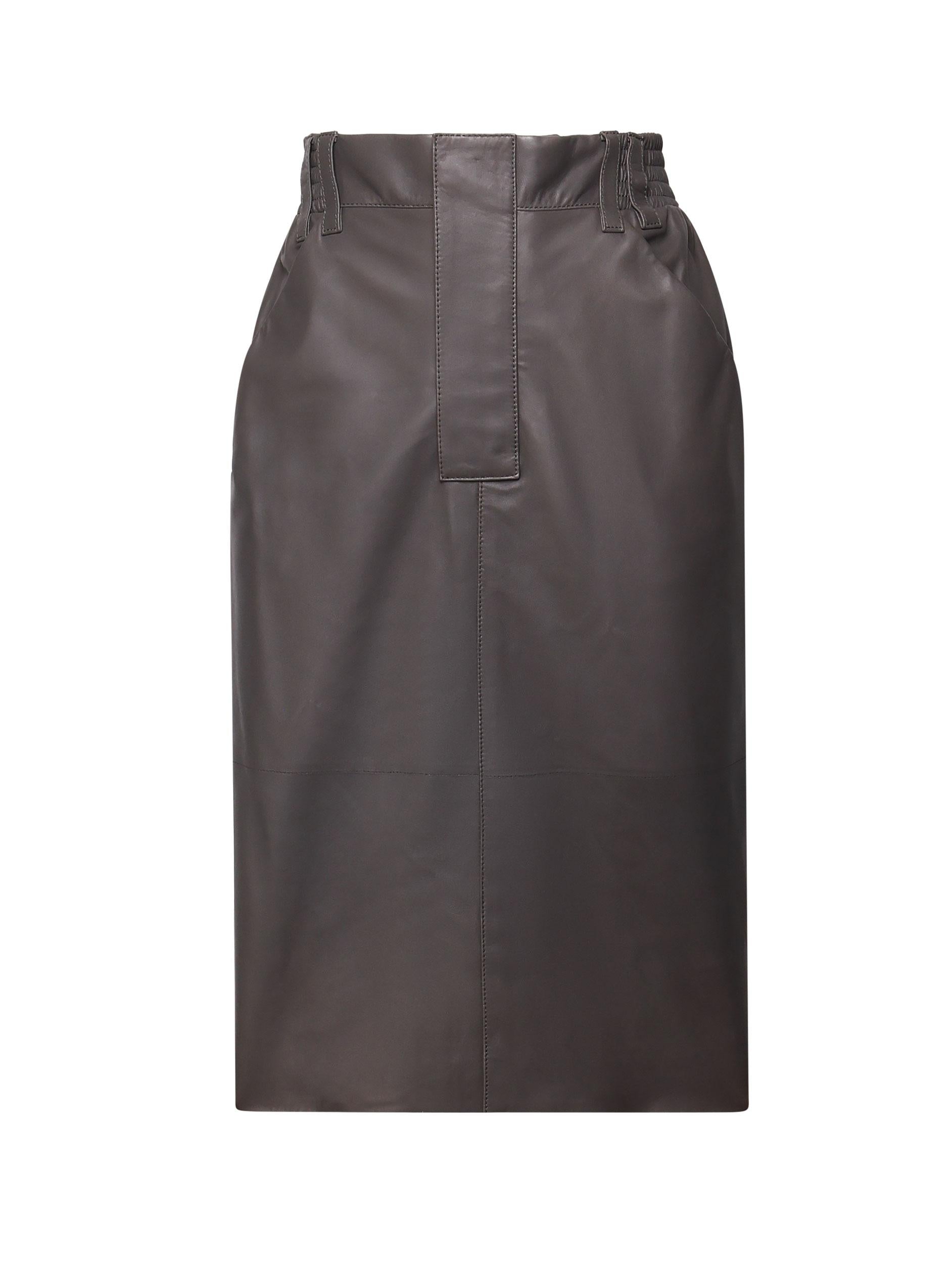 Gonna a matita in pelle 803422 YCEP21243 SAINT LAURENT