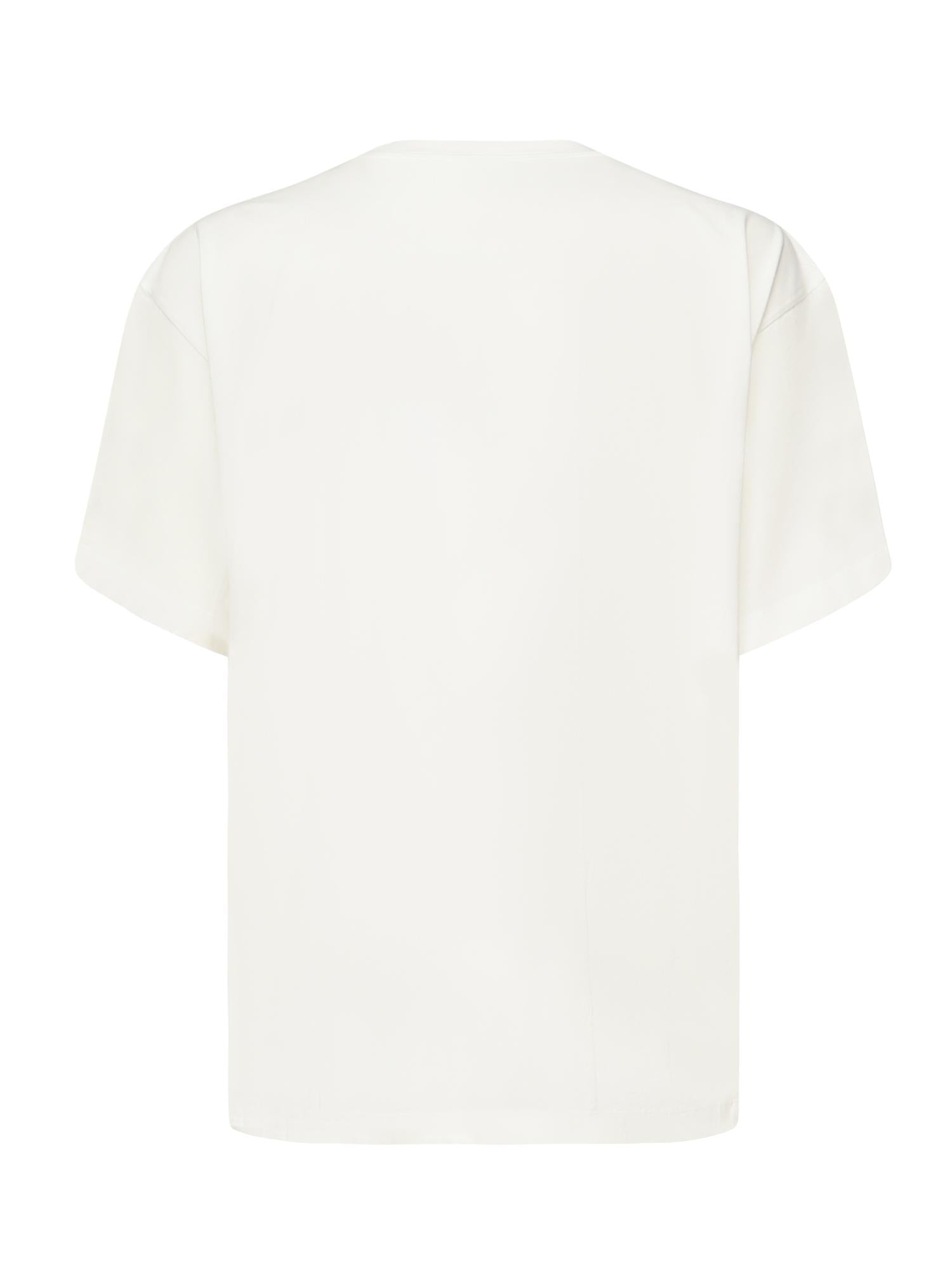 T-shirt in cotone con logo SH0GC0032 S24312101 MM6 Maison Margiela