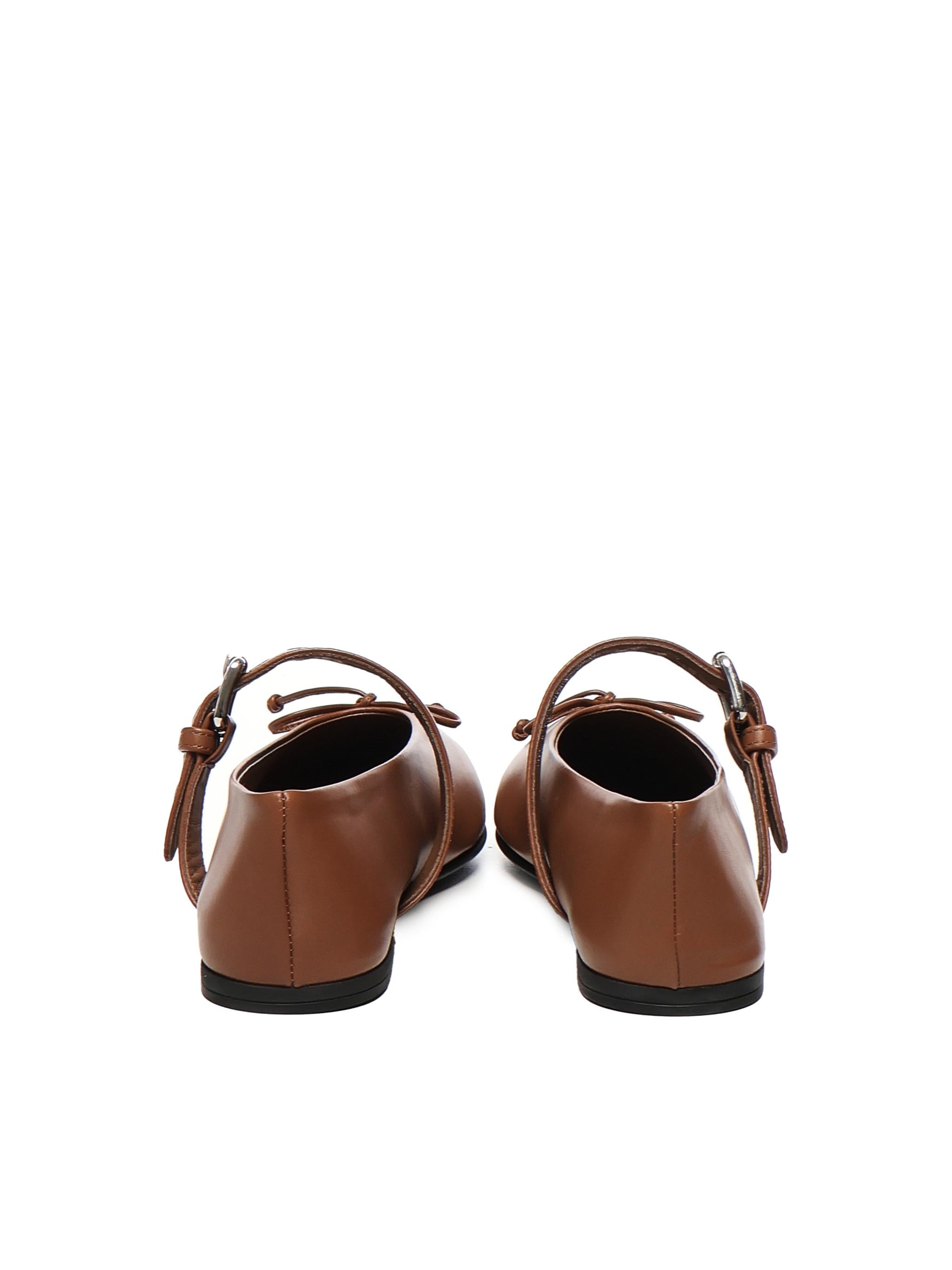 Ballerine in pelle 5F210E 70F0046 MIU MIU