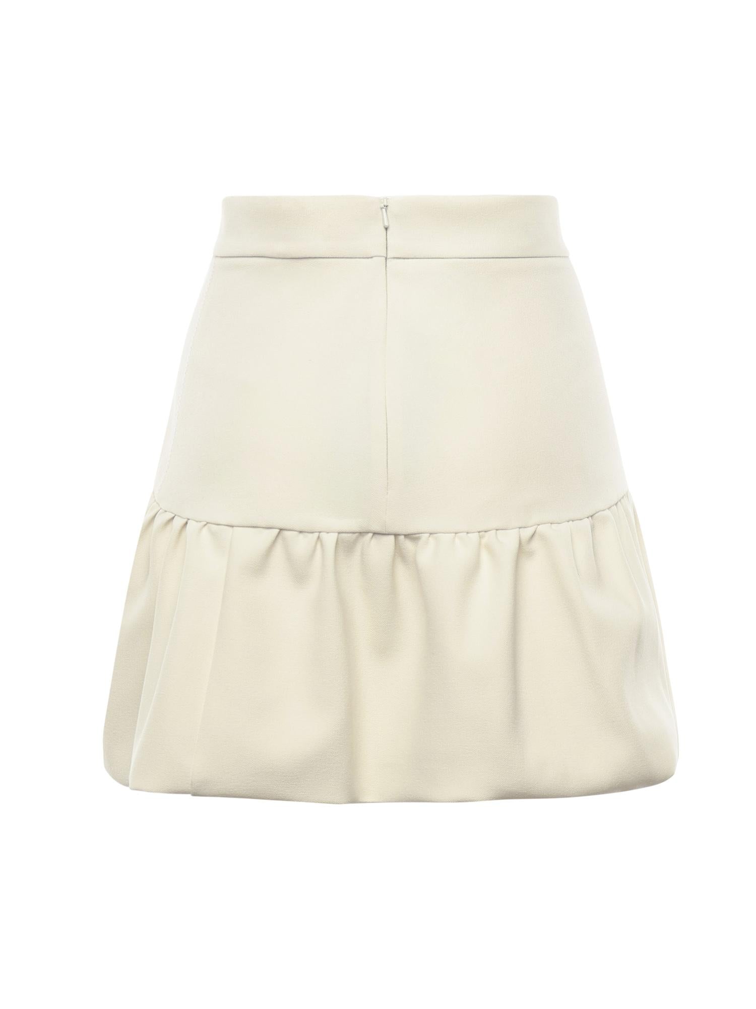 Minigonna con balza 105767 A2QVZ00 PINKO