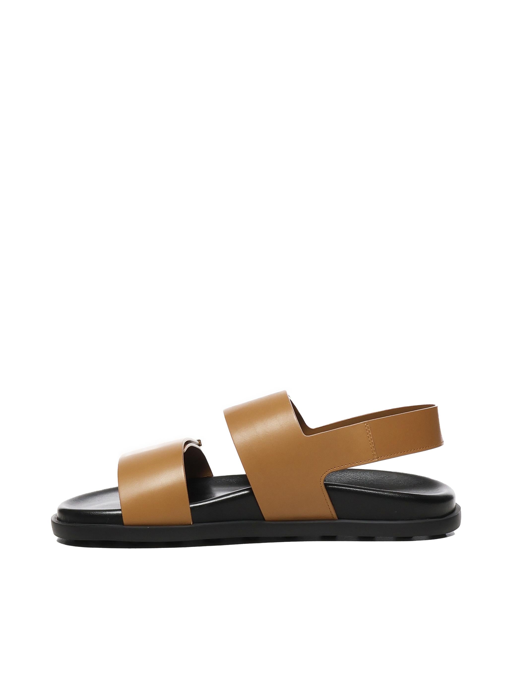 Sandalo a fasce in pelle XXW68K0JE60N6M 9999 TOD'S