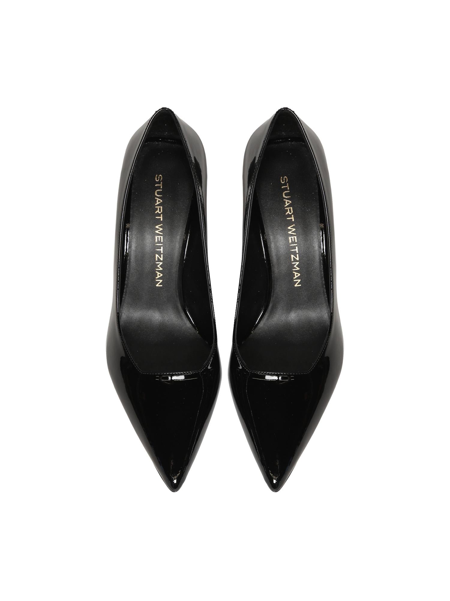Pumps Vinnie 85 in pelle verniciata SJ440 BLK STUART WEITZMAN