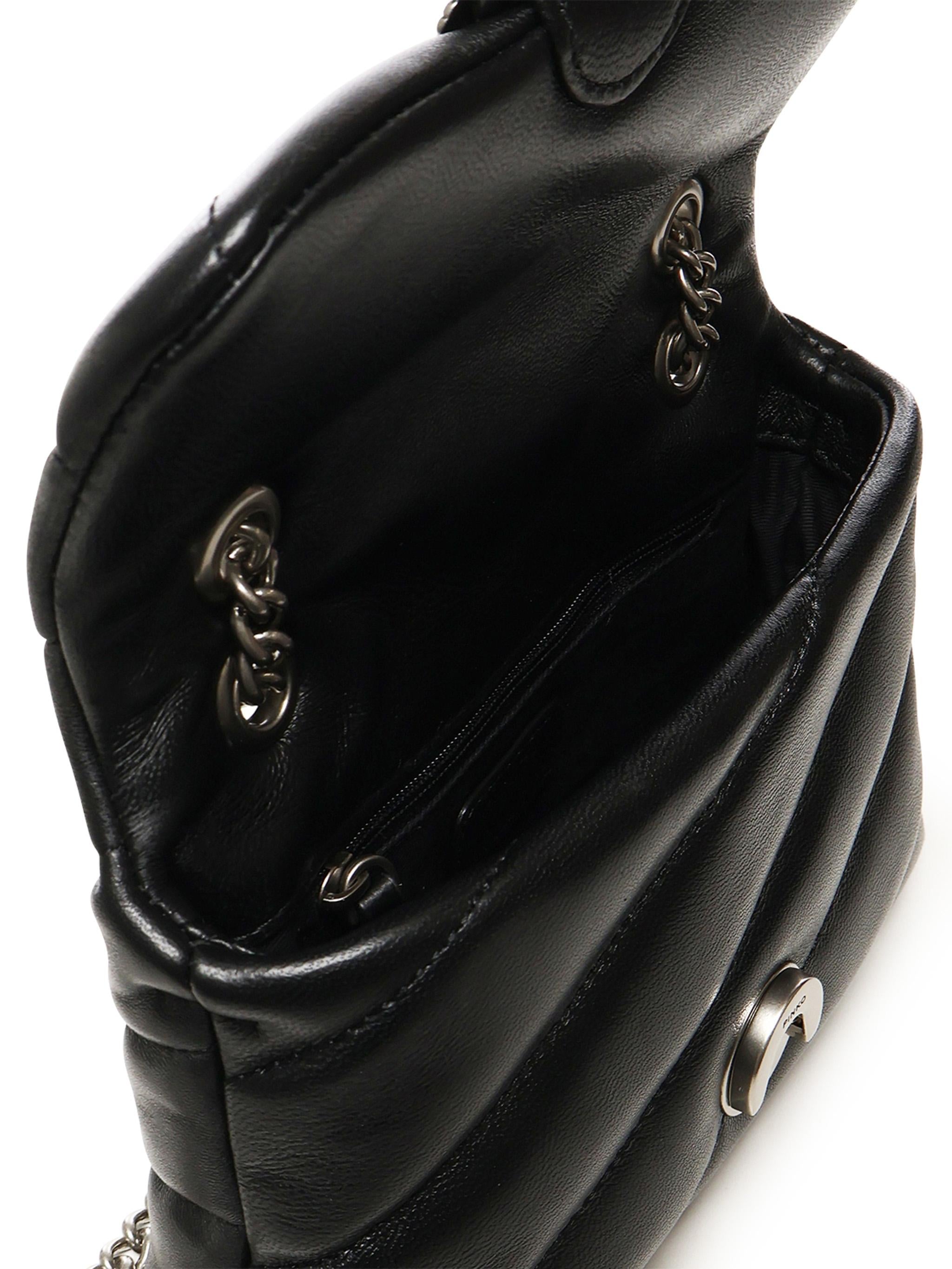 Borsa a tracolla piccola Love Bag Puff 100040 A0F2Z99O PINKO