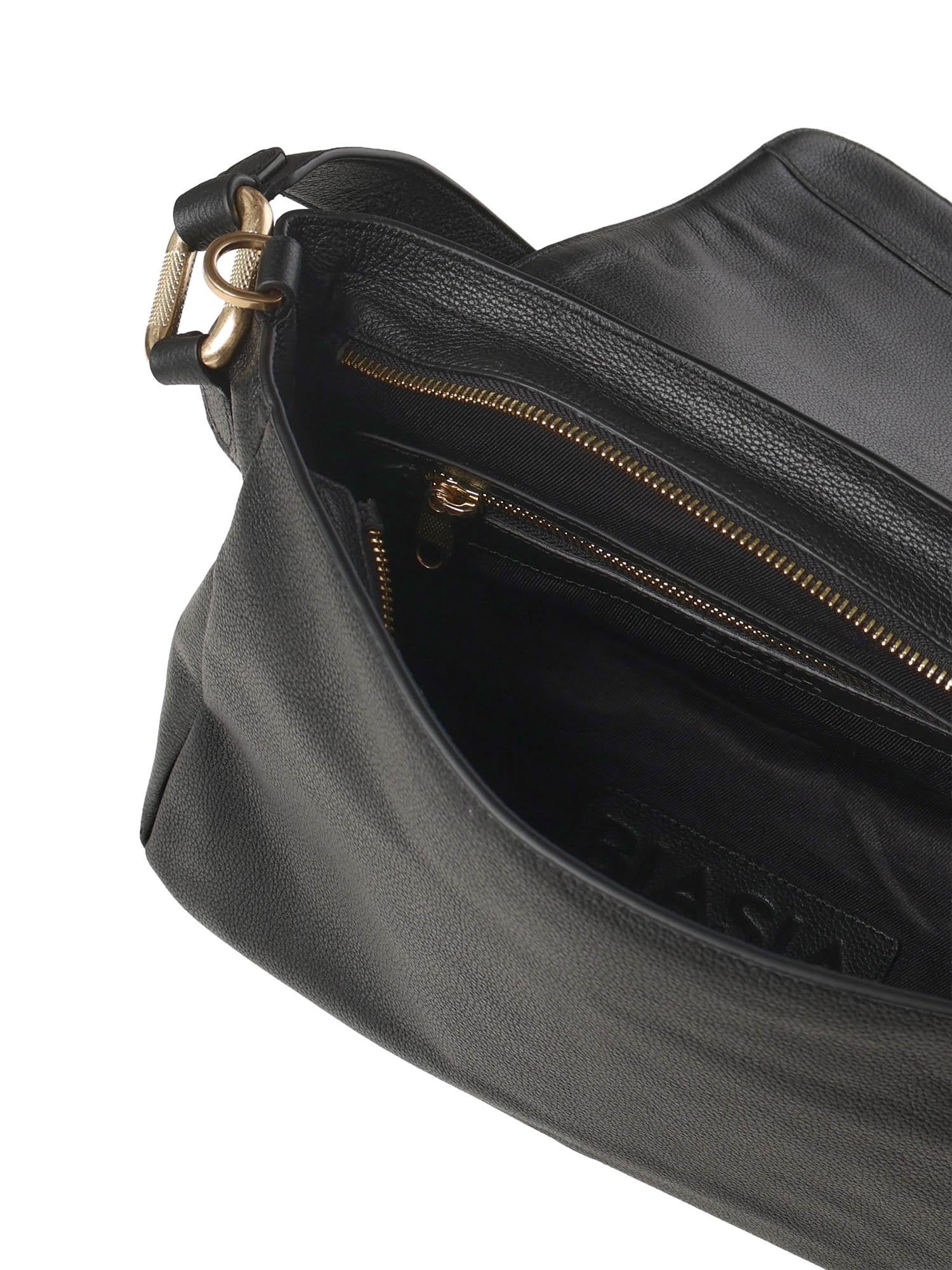 Borsa a spalla Noveau in pelle BIBP9E503 NERO BIASIA