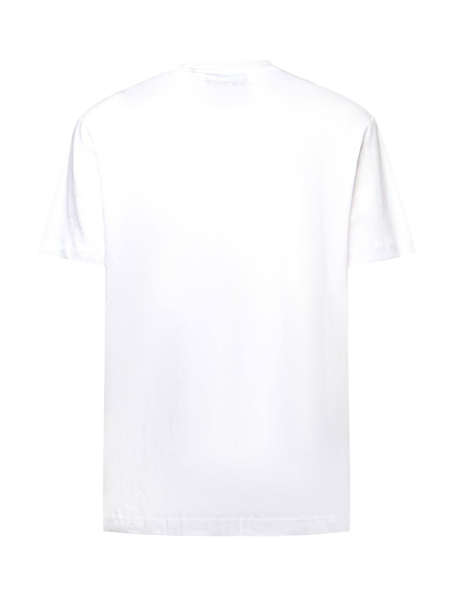 T-shirt Simen in cotone UMA25053TS WHITE RICHMOND X