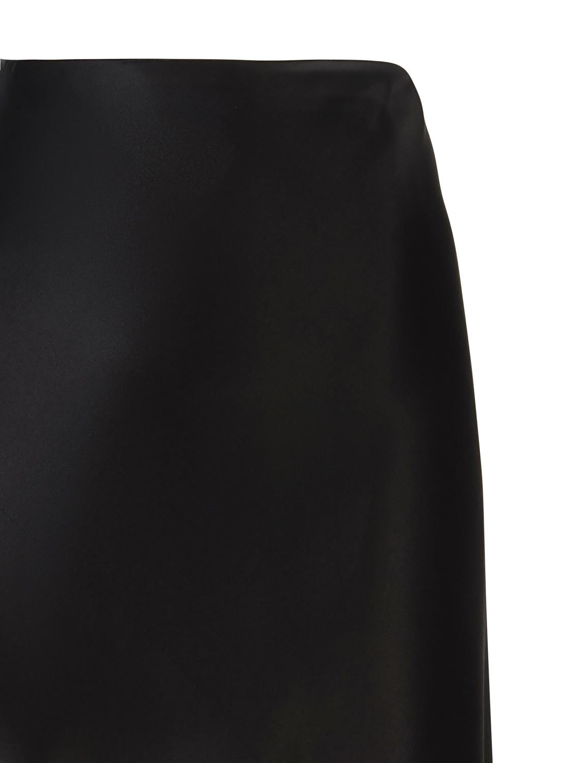 Gonna lunga in satin<BR/> 783896 Y001W1000 SAINT LAURENT