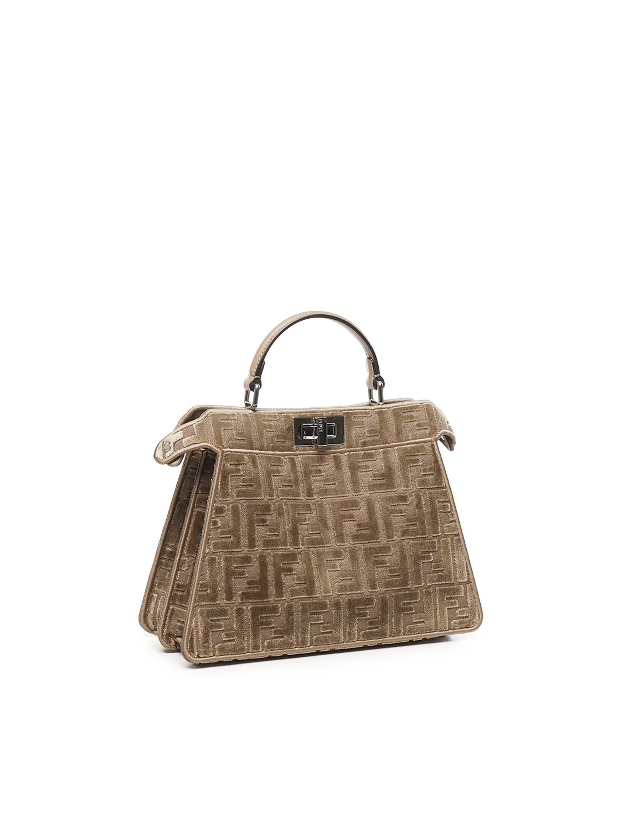 Borsa Peekaboo Small FF jacquard 8BN327 AT14F0EMR FENDI