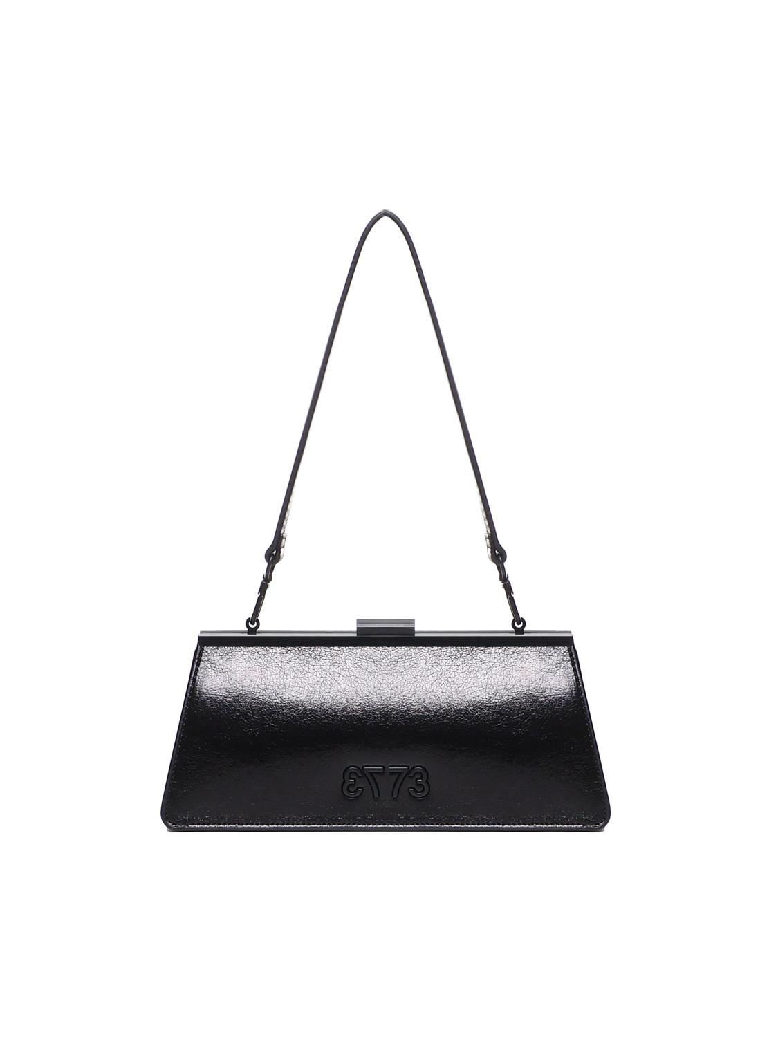 Clutch Crow Sports metallizzata 73BS7Q302 CROWNERO V° 73