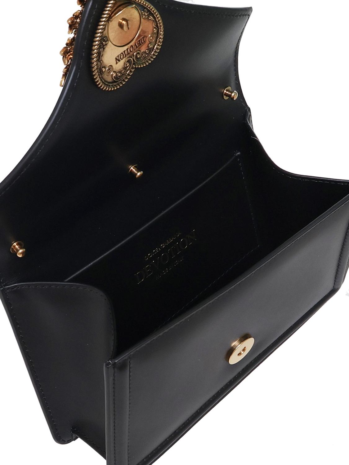 Borsa Devotion in pelle di vitello BB6711 AV89380999 DOLCE & GABBANA