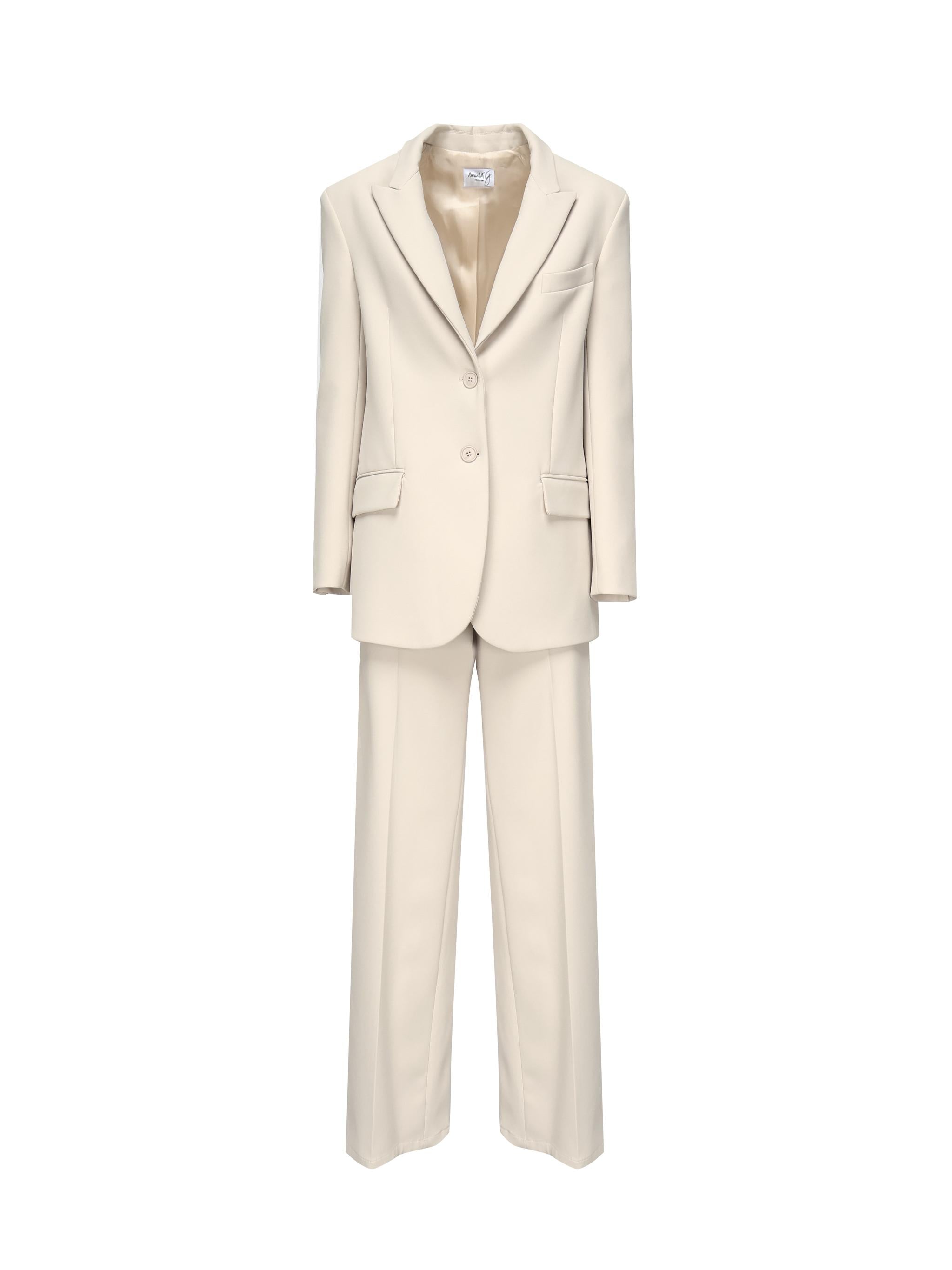 Tailleur con blazer monopetto 114111 014278203 SCARLETT G