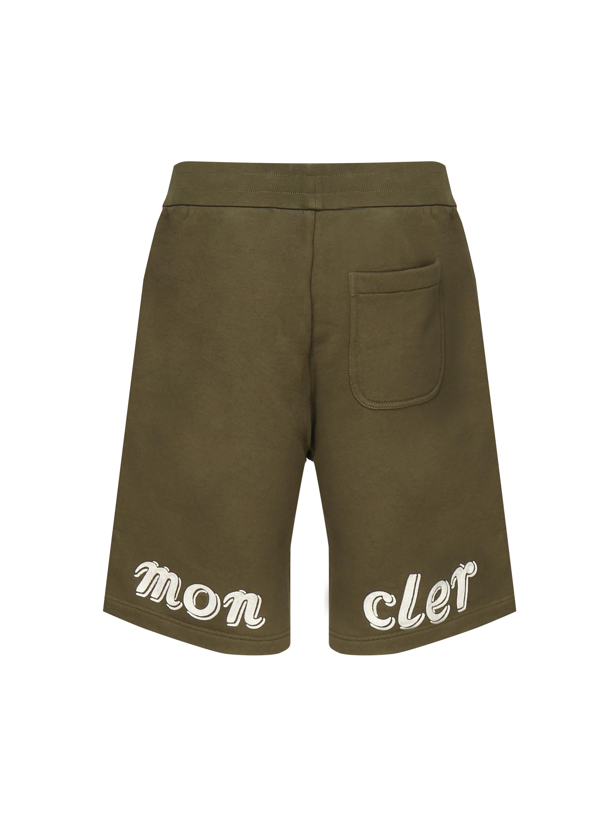 Shorts in cotone con logo K14018H00001 89AWV816 MONCLER GENIUS