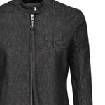 Giacca City in denim 225DBL285DE0035 9011 COURREGES