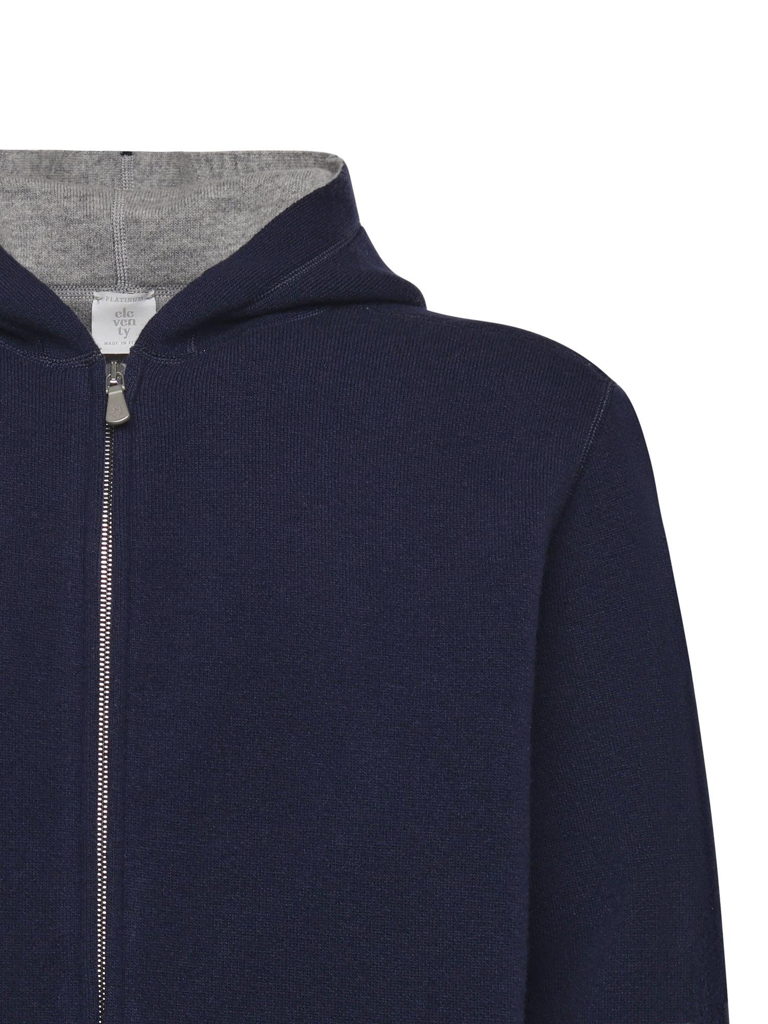 Felpa con zip in lana L76MAGL69MAG0L027 11-14 ELEVENTY