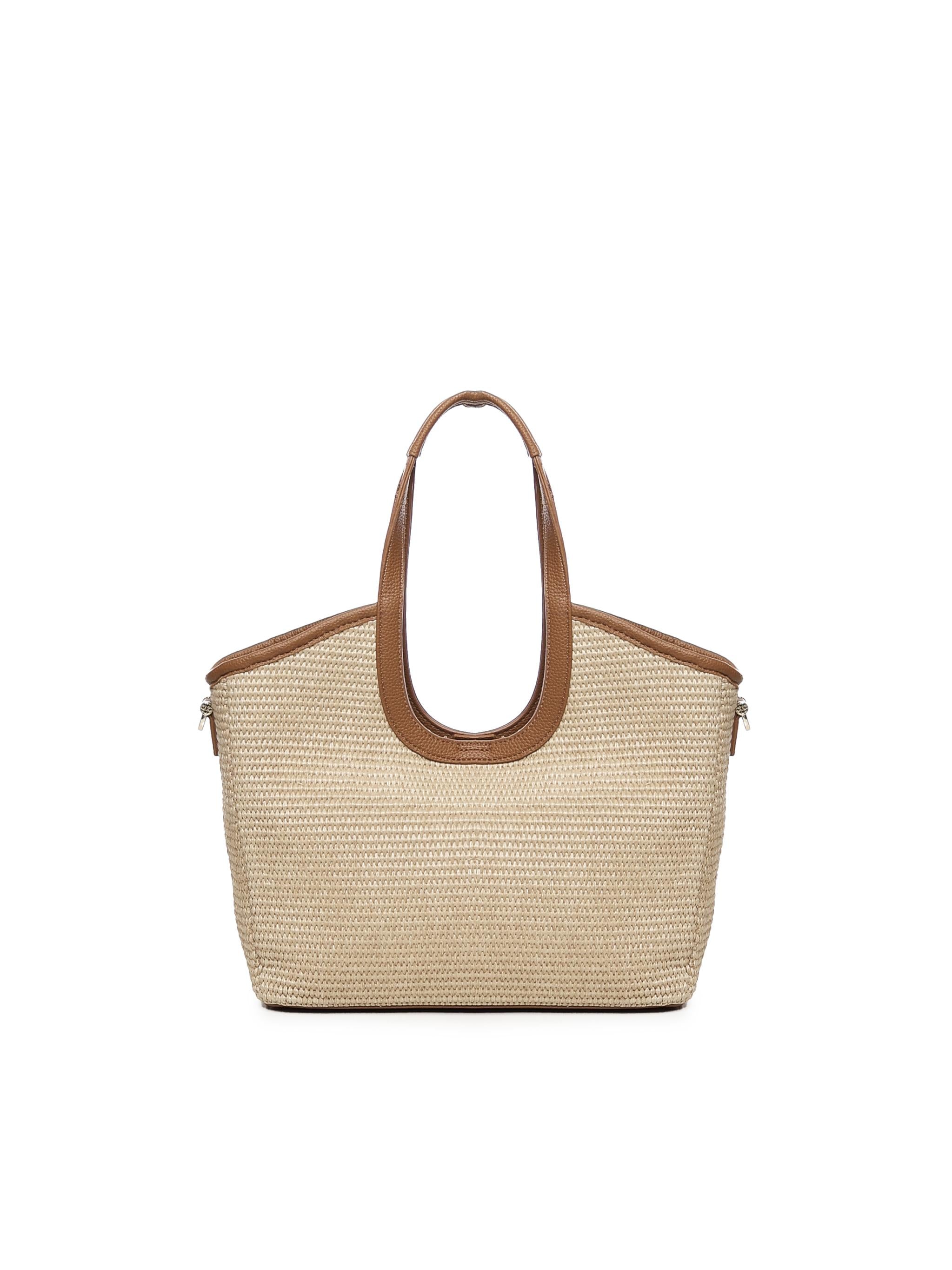 Tote bag Jenny 73BS8VR02P JENNYNATURALE/CUOIO V° 73