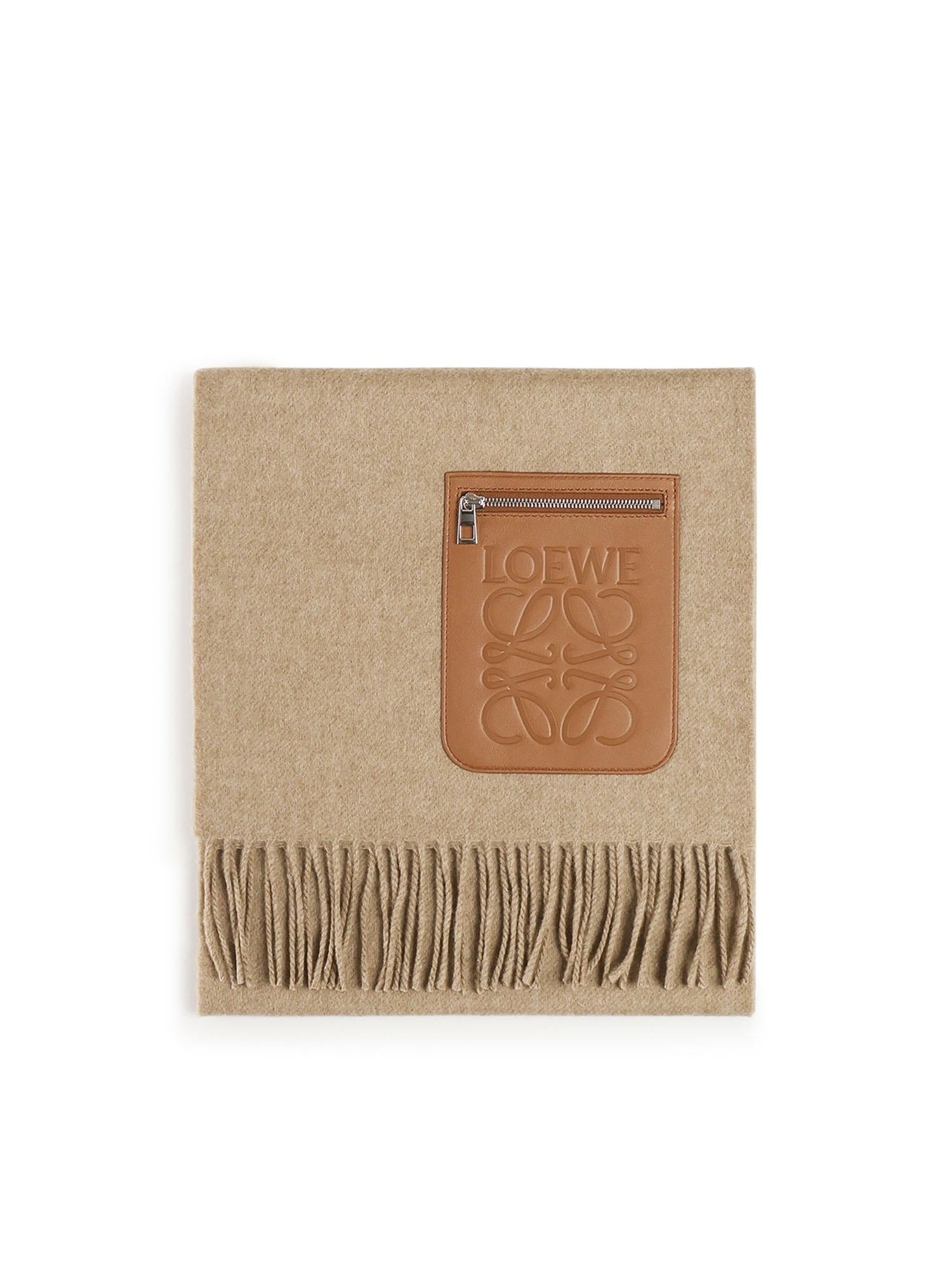 Sciarpa in lana e cashmere FSA5SS1W01 2140 LOEWE