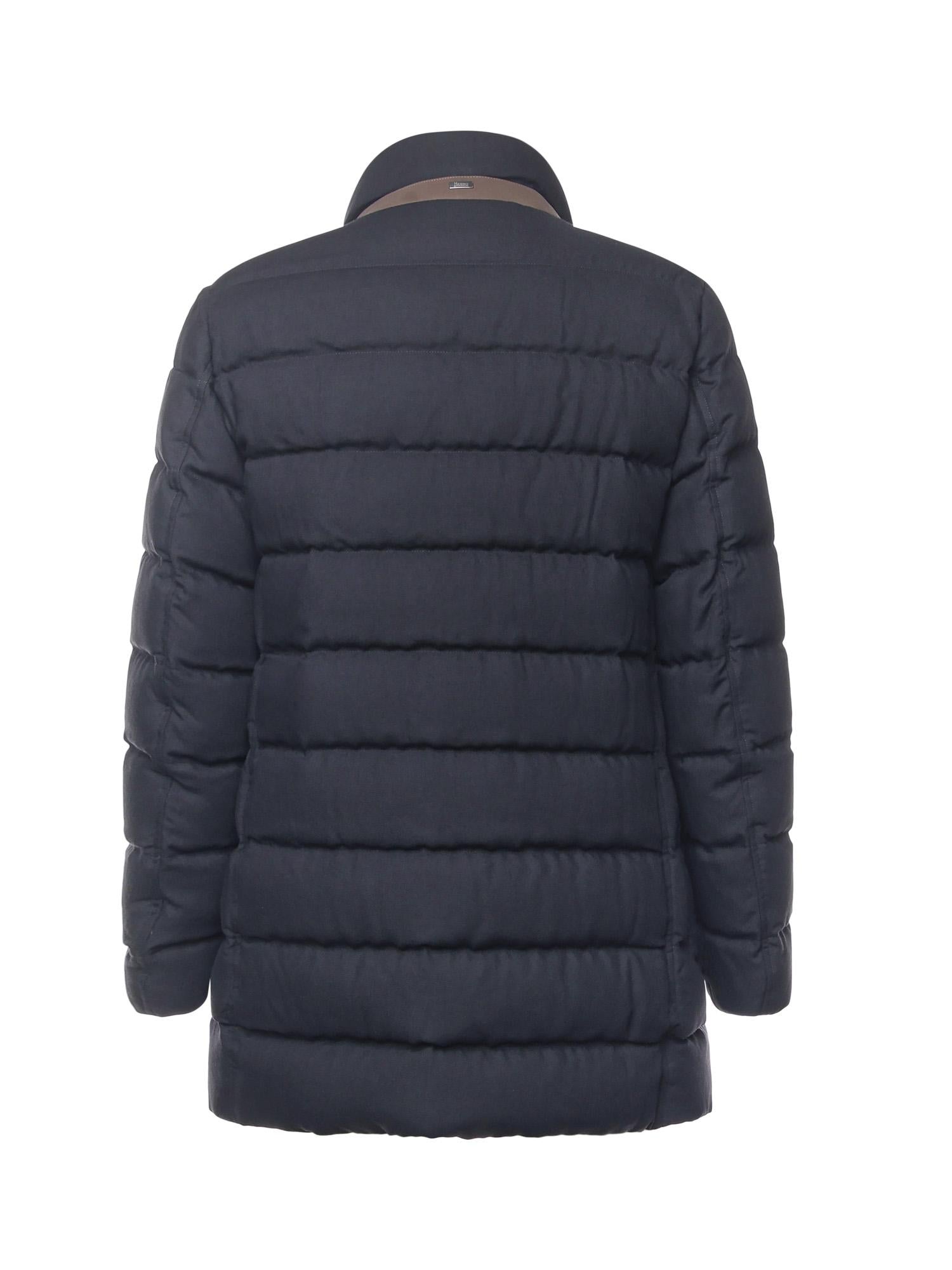 Piumino imbottito in misto lana e viscosa PI001270U 332789200 HERNO