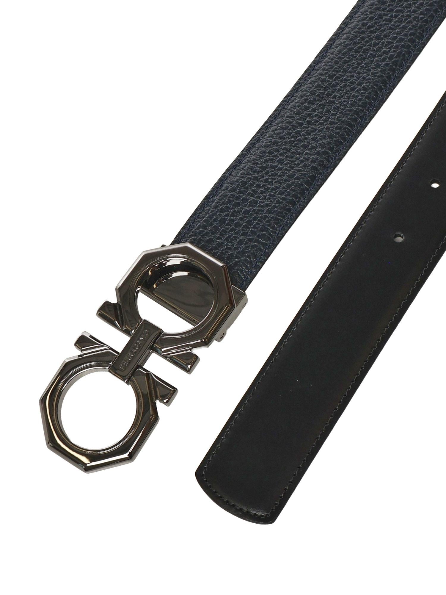Cintura Gancini in pelle 670266 765787006 FERRAGAMO