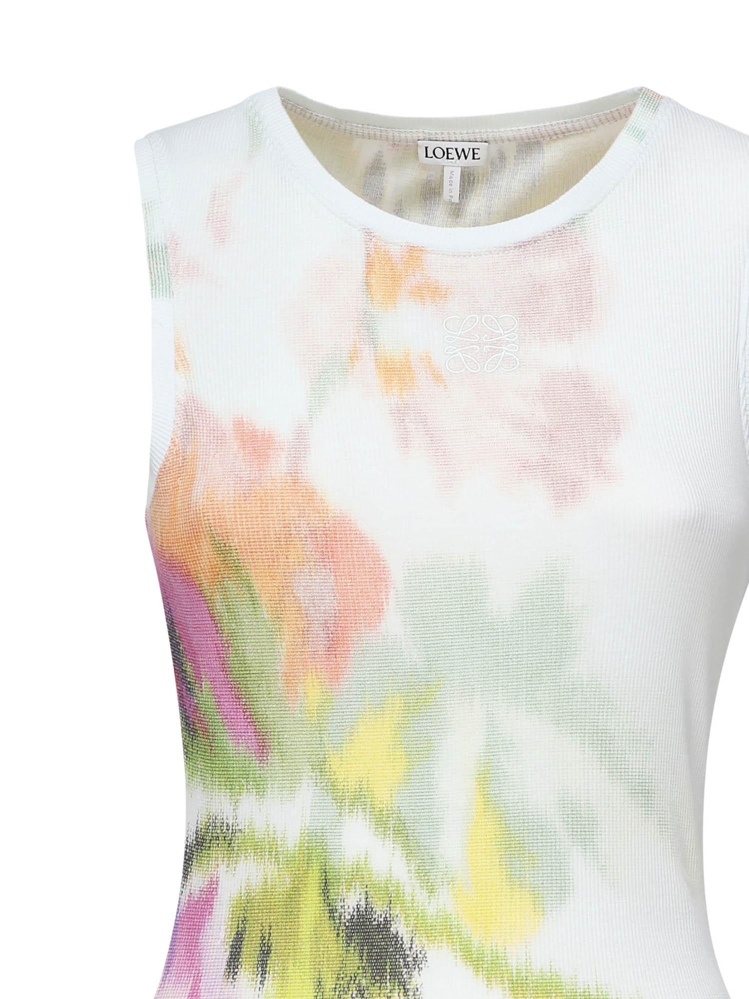 Abito a canotta in seta e cotone S359Y51XA3 5459 LOEWE