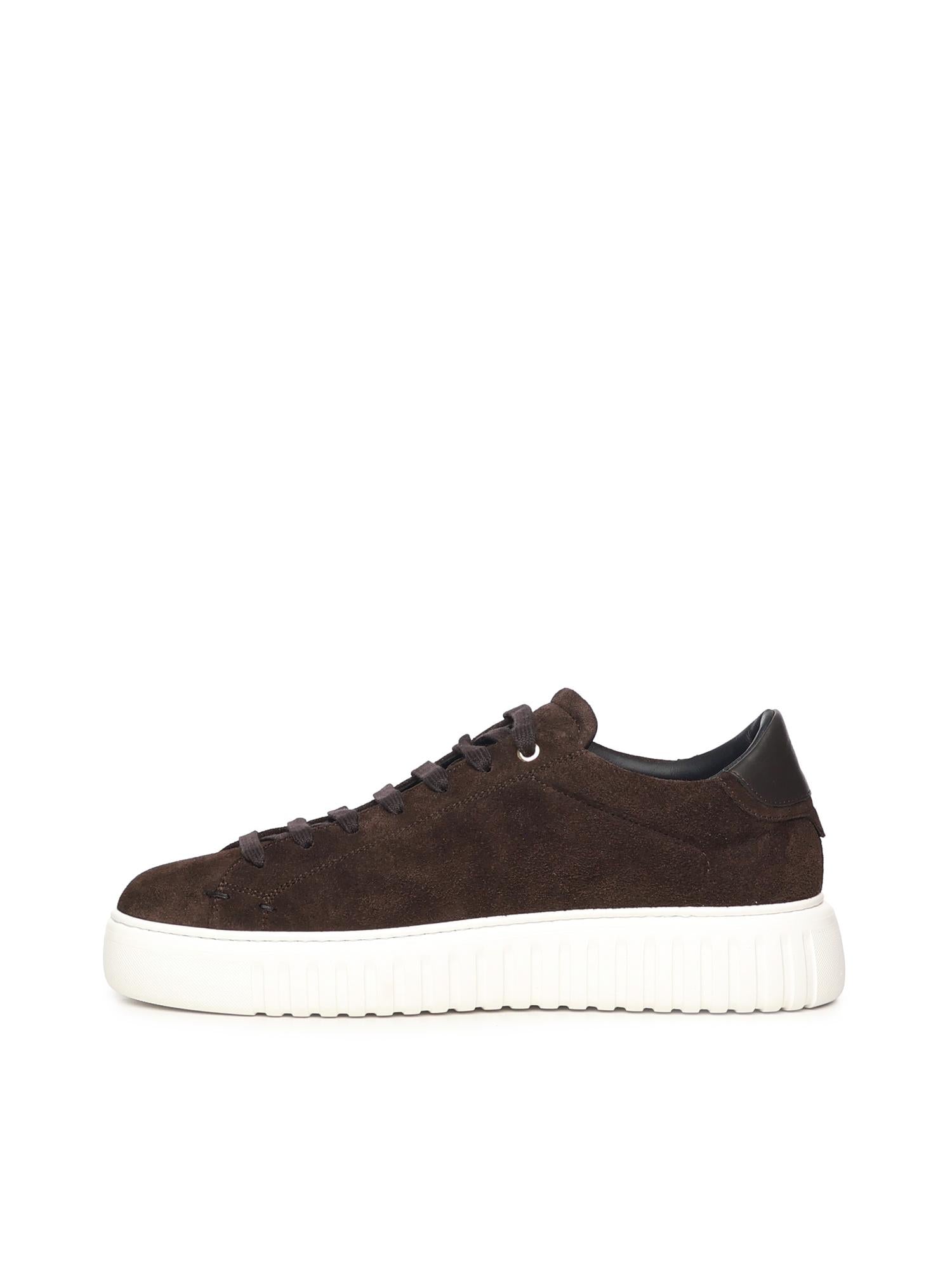 Sneakers Mars in camoscio MARS CAMISCIODARK BROWN GIULIANO GALIANO