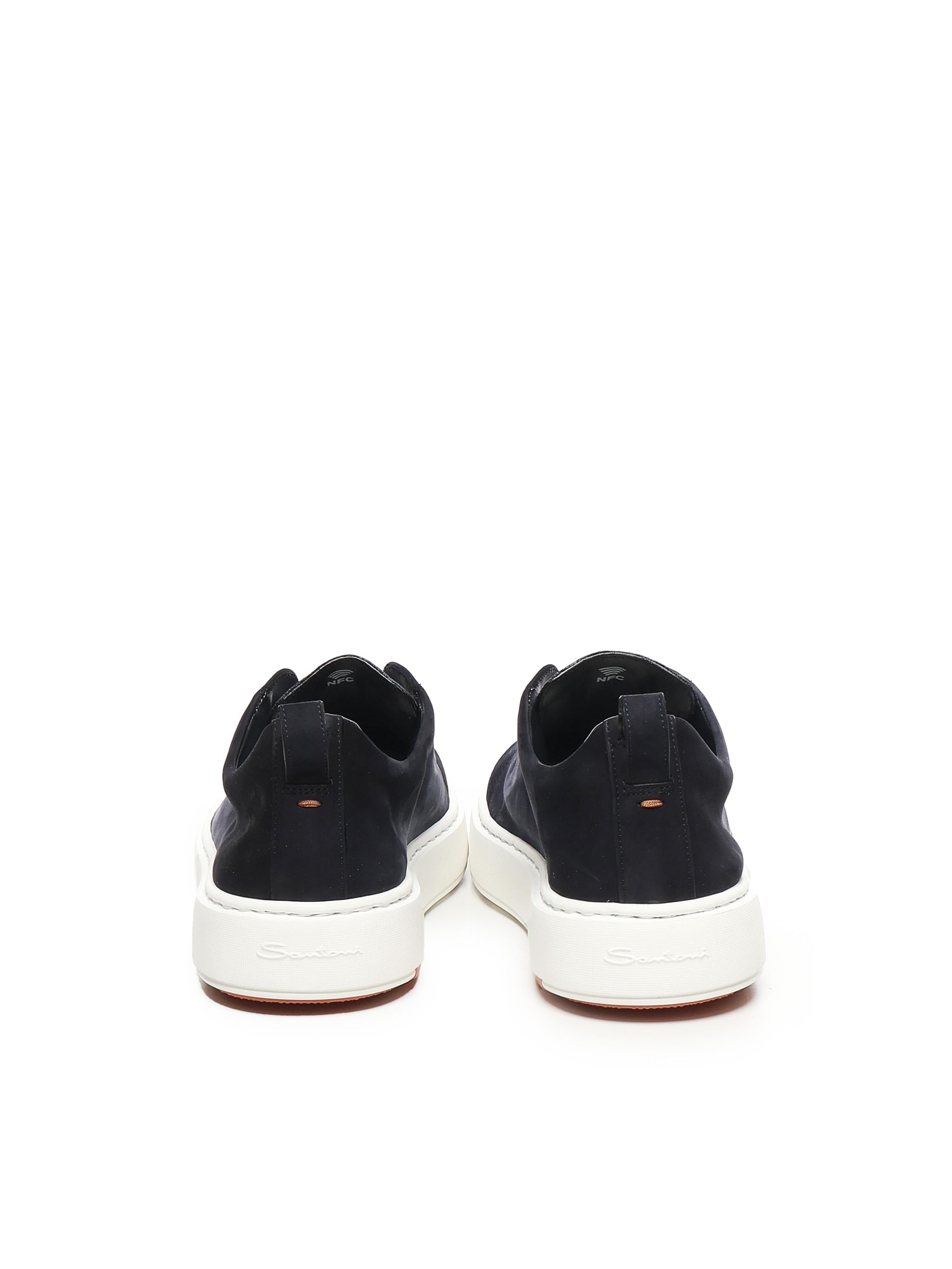 Sneakers Victory in suede<BR/> MBCD21995BARTF EHU59BLU SANTONI