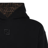 Felpa in cotone con logo FY1143 ATL9F0QA1 FENDI