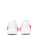 Sneakers Nemesis in nappa con lacci cerati NEMESIS2 NAPPAWHITE GIULIANO GALIANO
