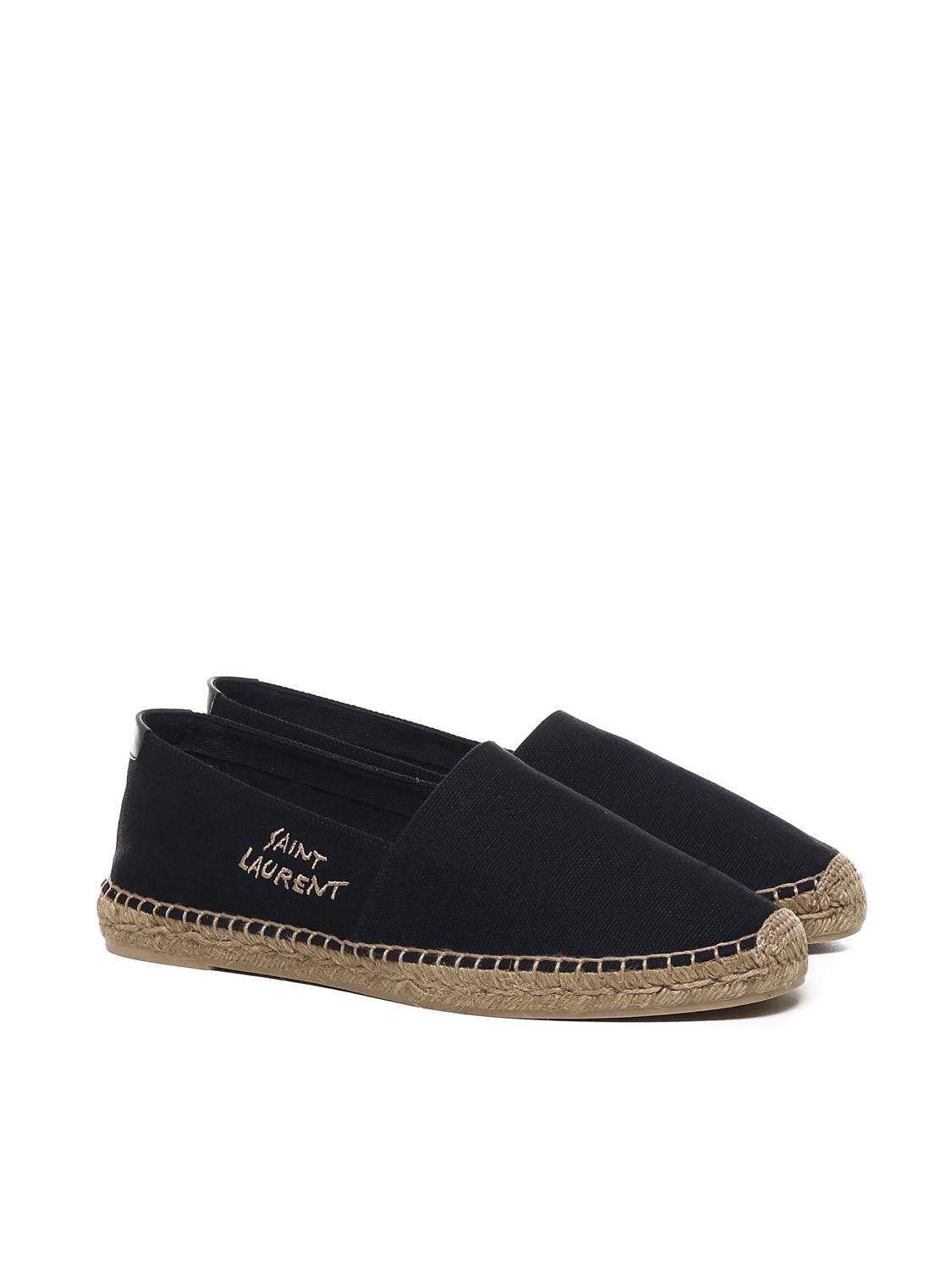 Espadrillas in tela con ricamo 605951 1P2101000 SAINT LAURENT