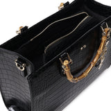 Borsa Perla con manici in bambù 73BS64202C PERLANERO V° 73